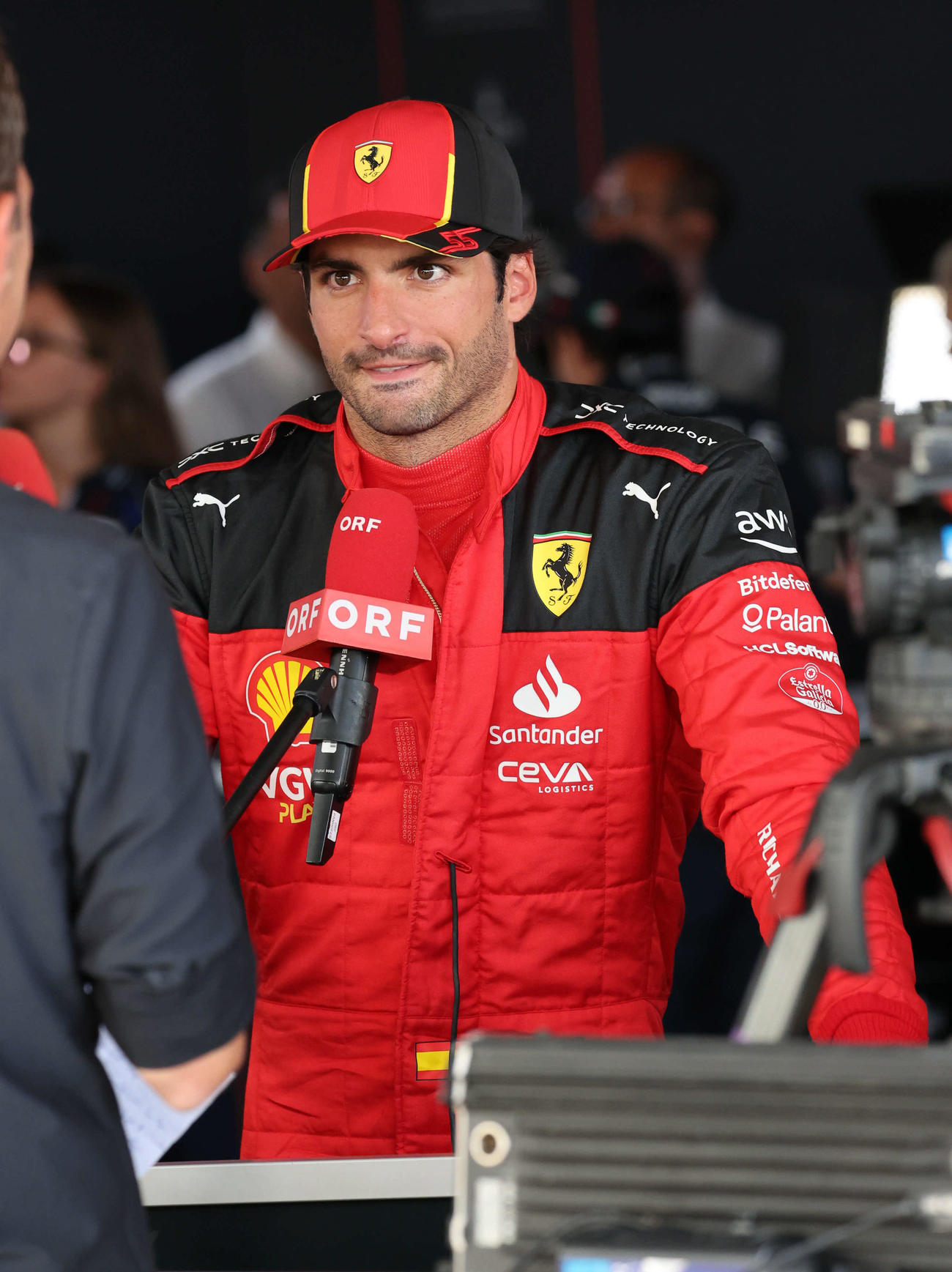 フェラーリのサインツは予選6番手（撮影・宮崎幸一）