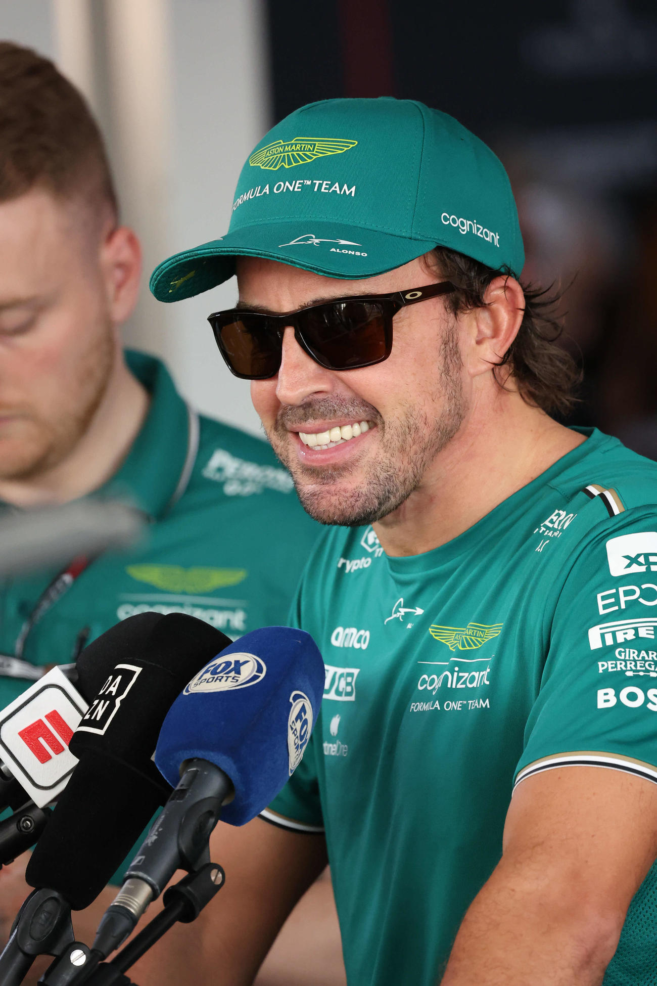 予選10位となったアストンマーチンのアロンソ（撮影・宮崎幸一）
