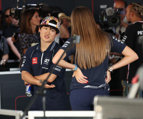 予選でQ3に進出し、9位となったアルファ・タウリの角田裕毅（撮影・宮崎幸一）