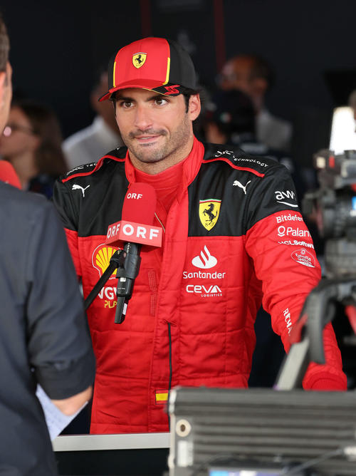 フェラーリのサインツは予選6番手（撮影・宮崎幸一）