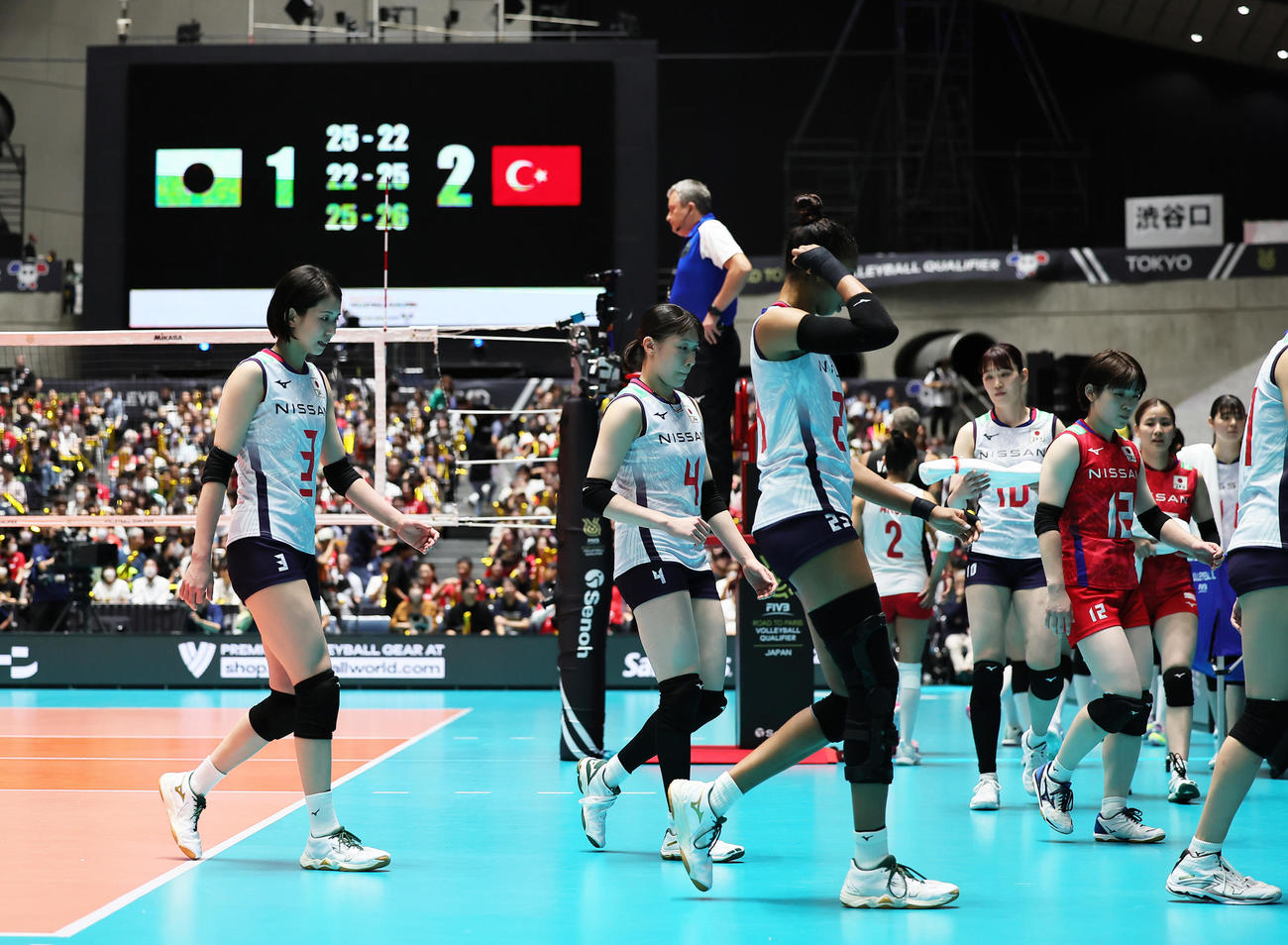 日本対トルコ　第3Sをトルコに奪われた日本（撮影・足立雅史）