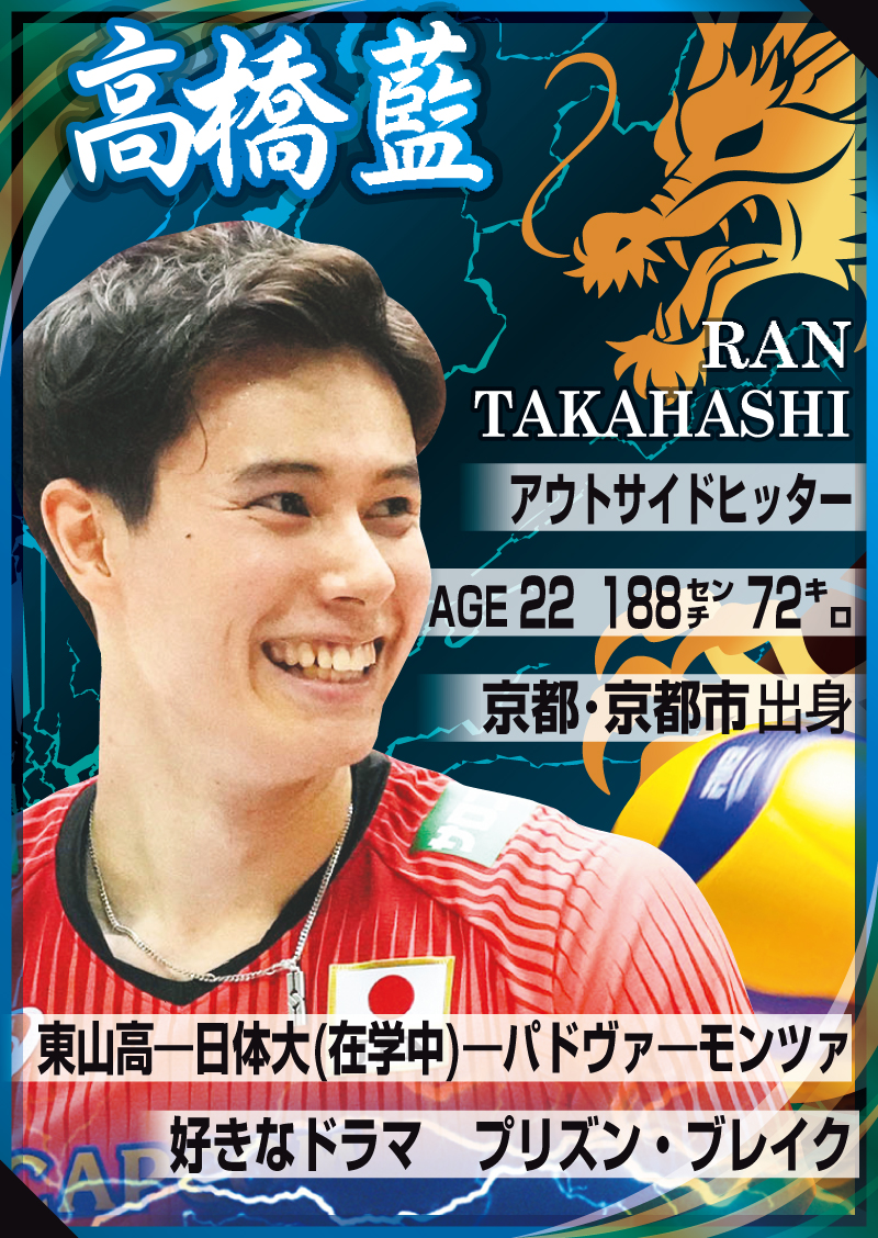 日本代表OH高橋藍