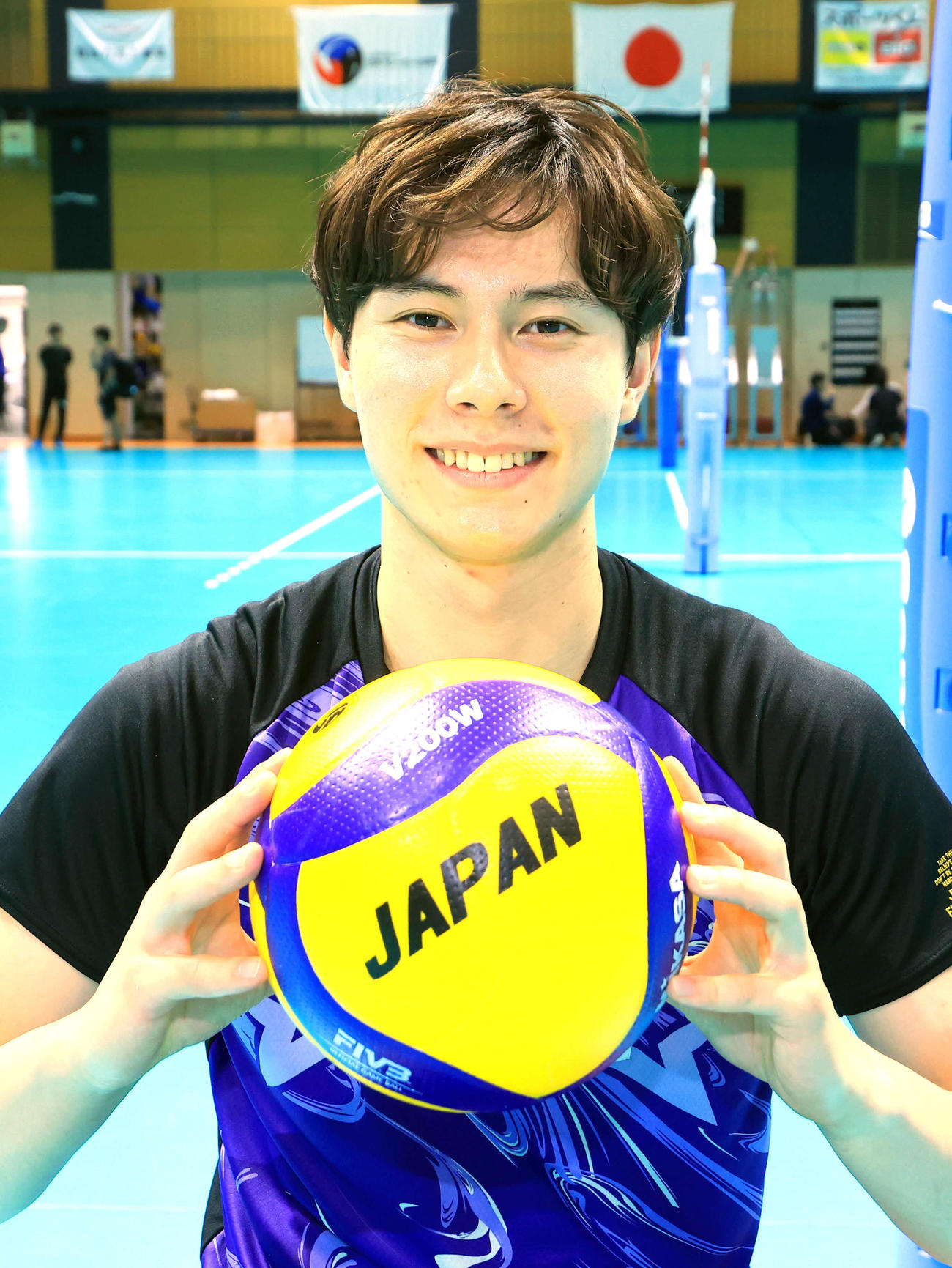 高橋藍（2023年8月8日撮影）