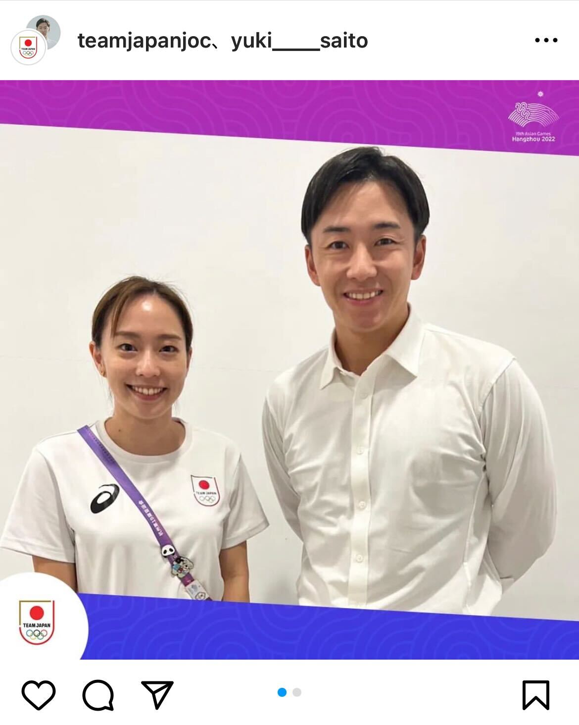 TEAM　JAPANインスタグラムから