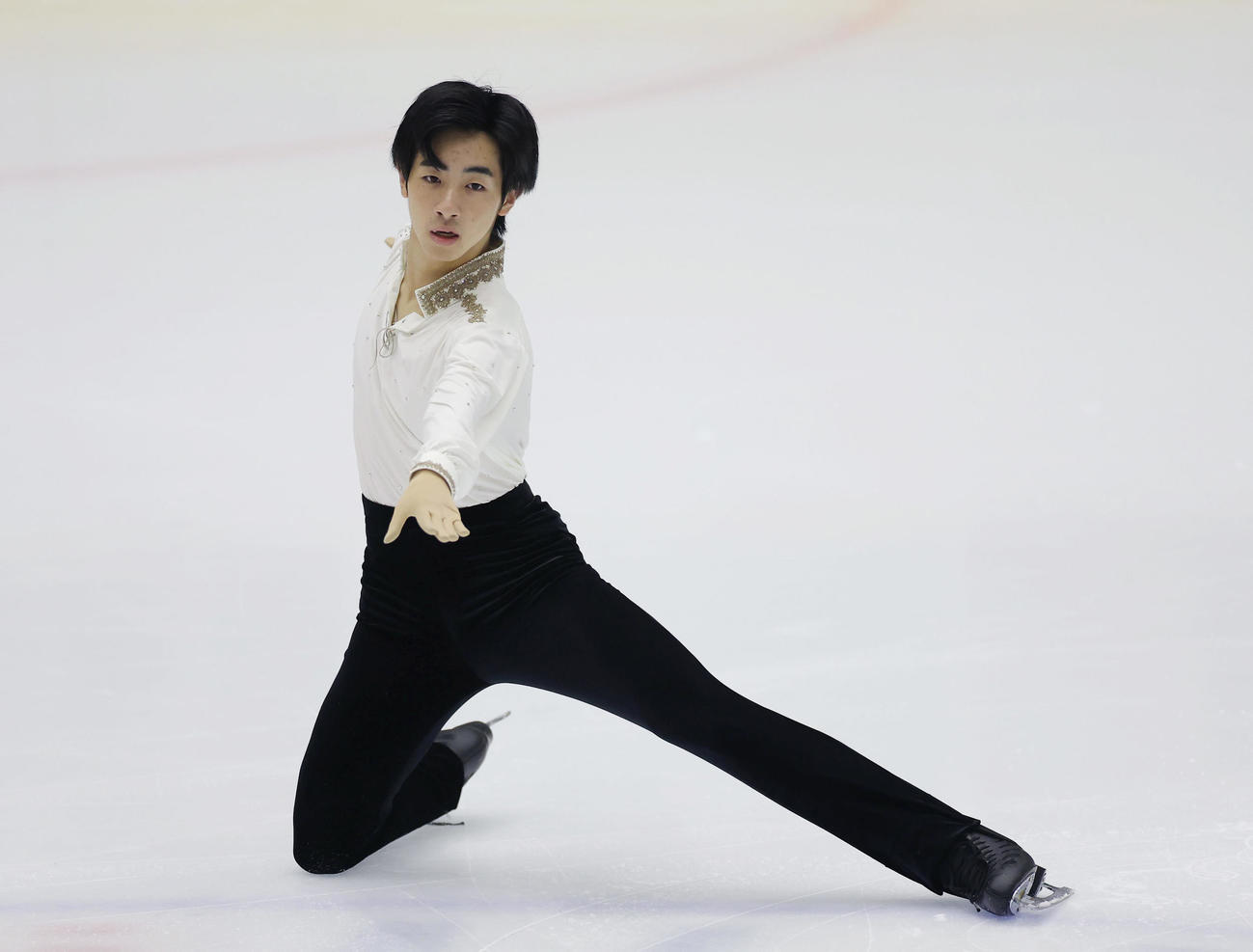 男子SPで演技する壷井（撮影・前田充）