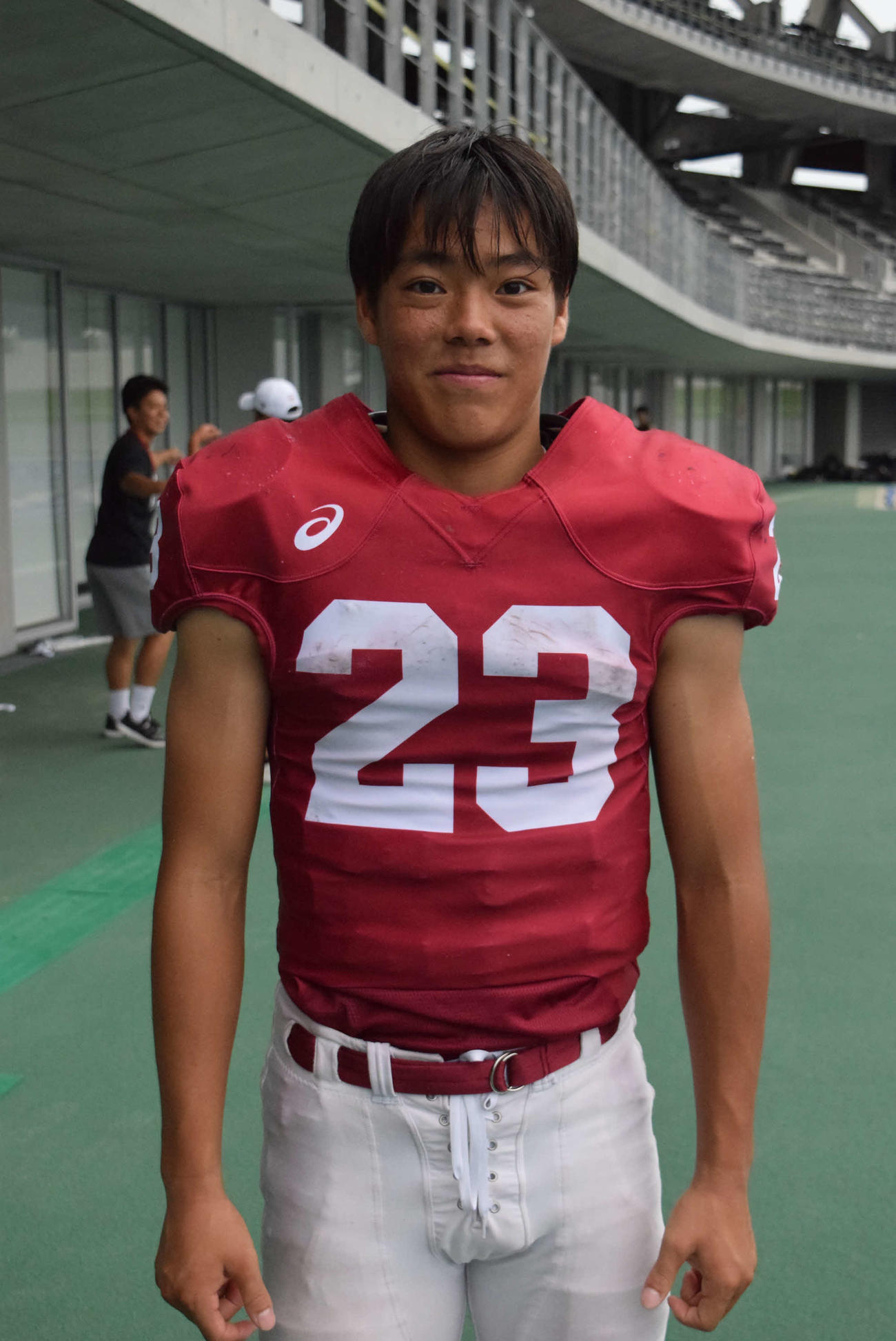 3試合連続での2TDとなった立命館大RB蓑部雄望（撮影・阪口孝志）