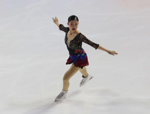 SPの演技を行う千葉