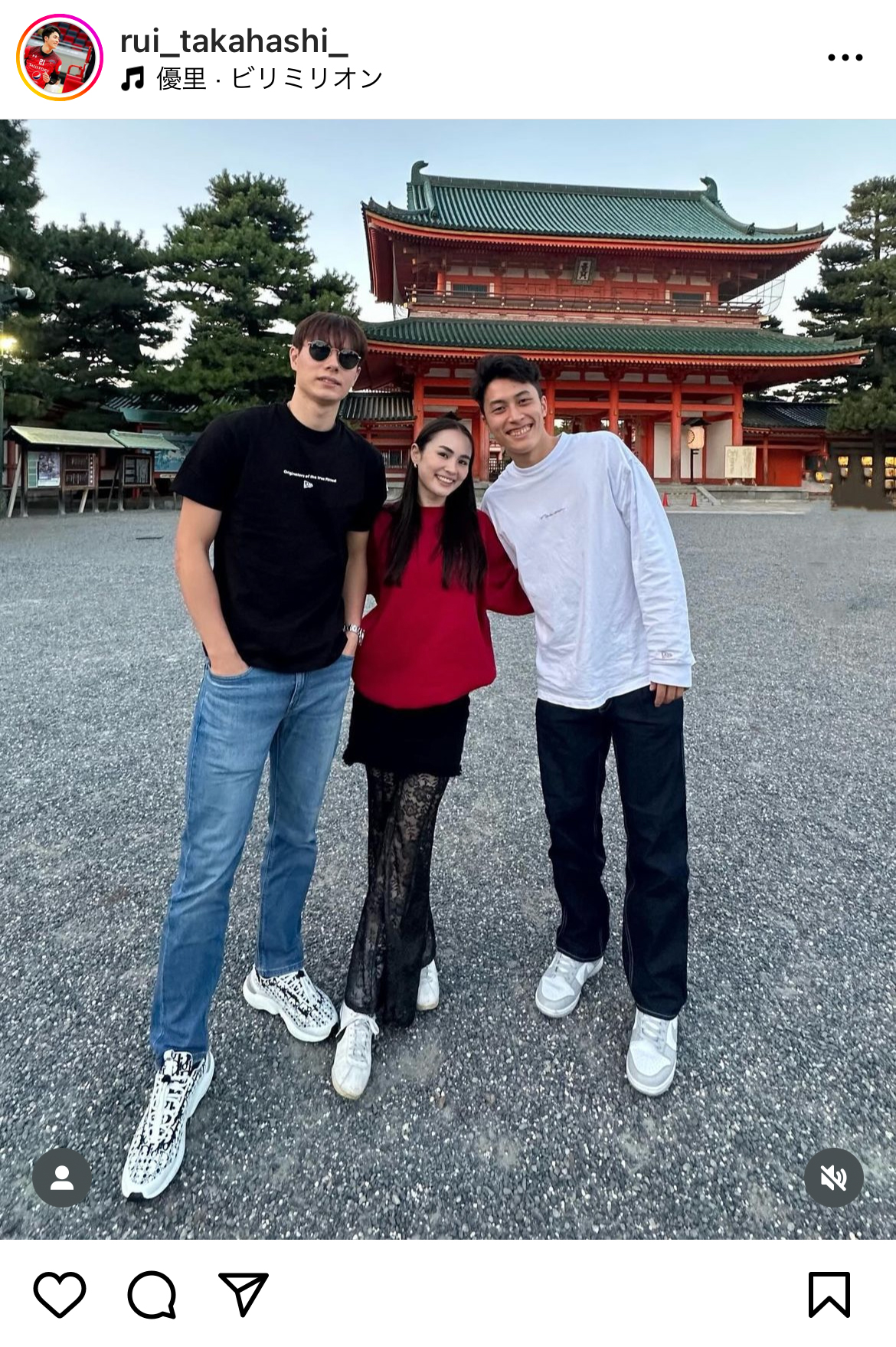 高橋塁のインスタグラムから