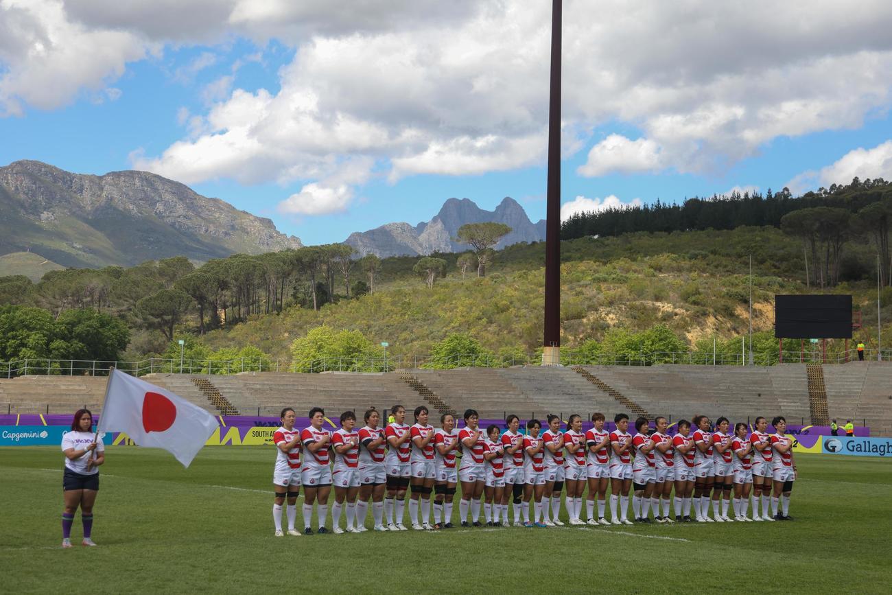 WXV2初戦のイタリア戦に臨む女子15人制日本代表サクラフィフティーン（C）JRFU