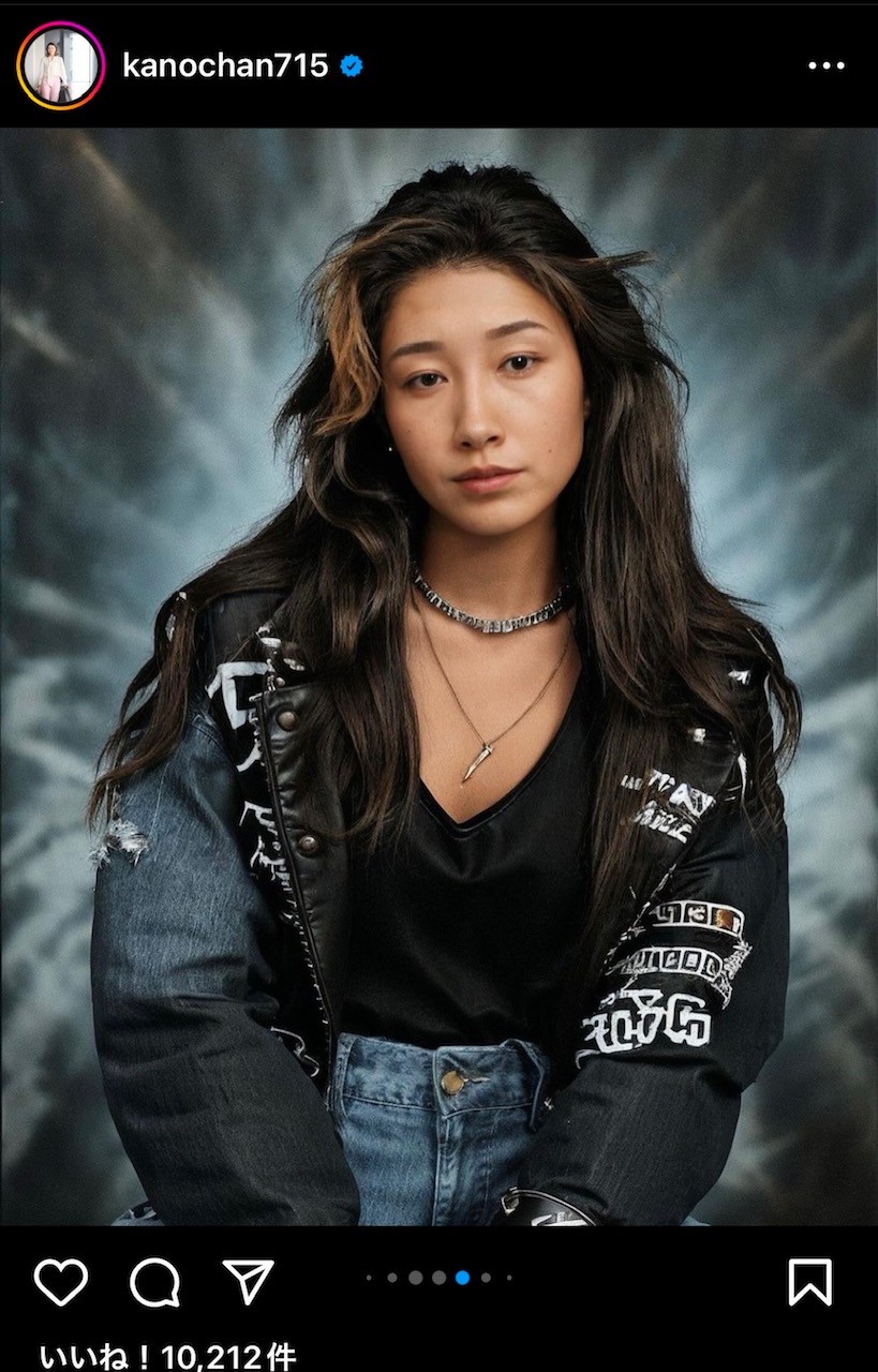 狩野舞子のインスタグラムから