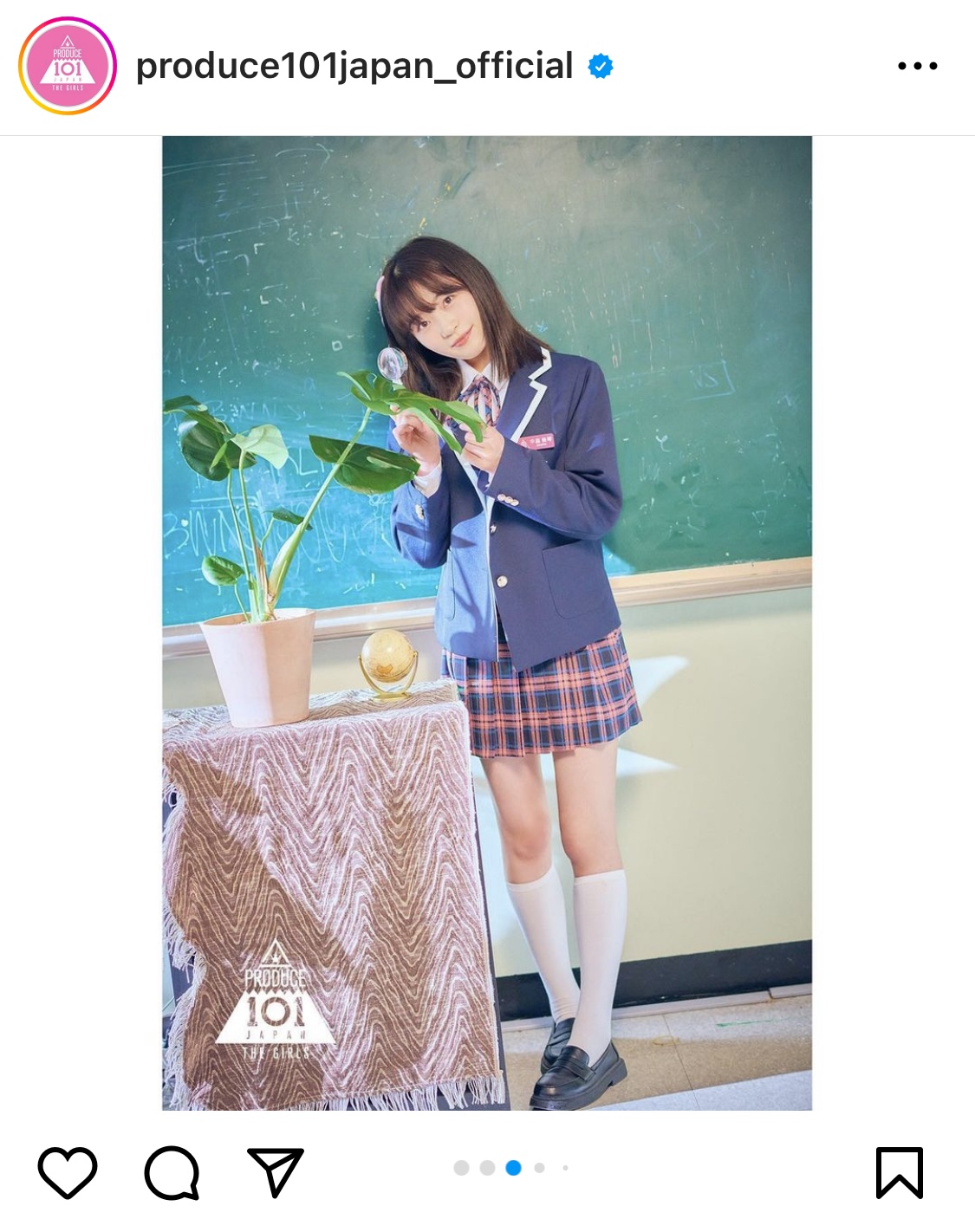 中森美琴（produce101japan_officialインスタグラムから）