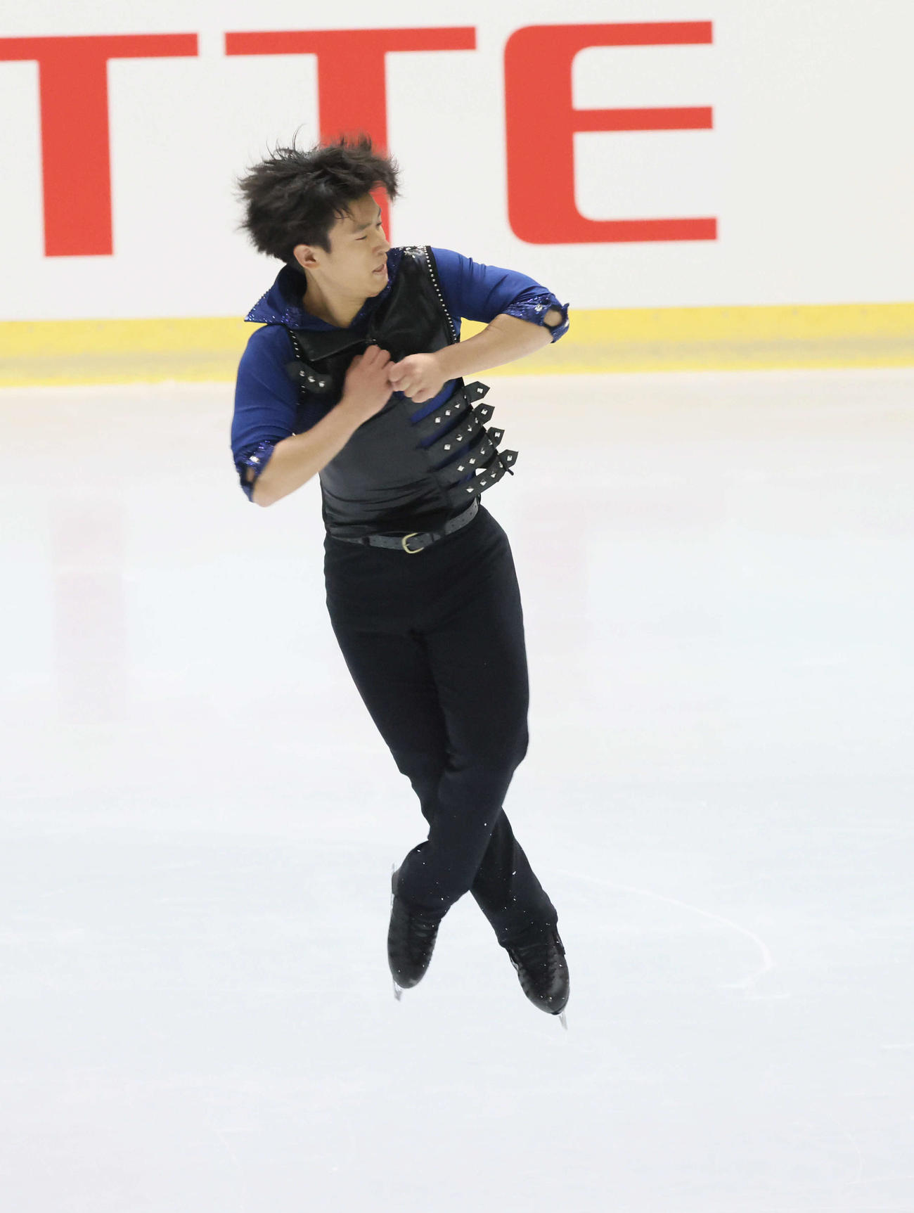 西日本フィギュアスケート選手権　ショートプログラム　本田ルーカス剛史（撮影・加藤孝規）