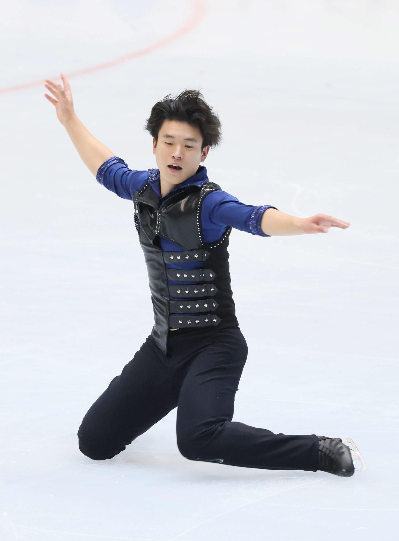 西日本フィギュアスケート選手権　ショートプログラム　本田ルーカス剛史（撮影・加藤孝規）