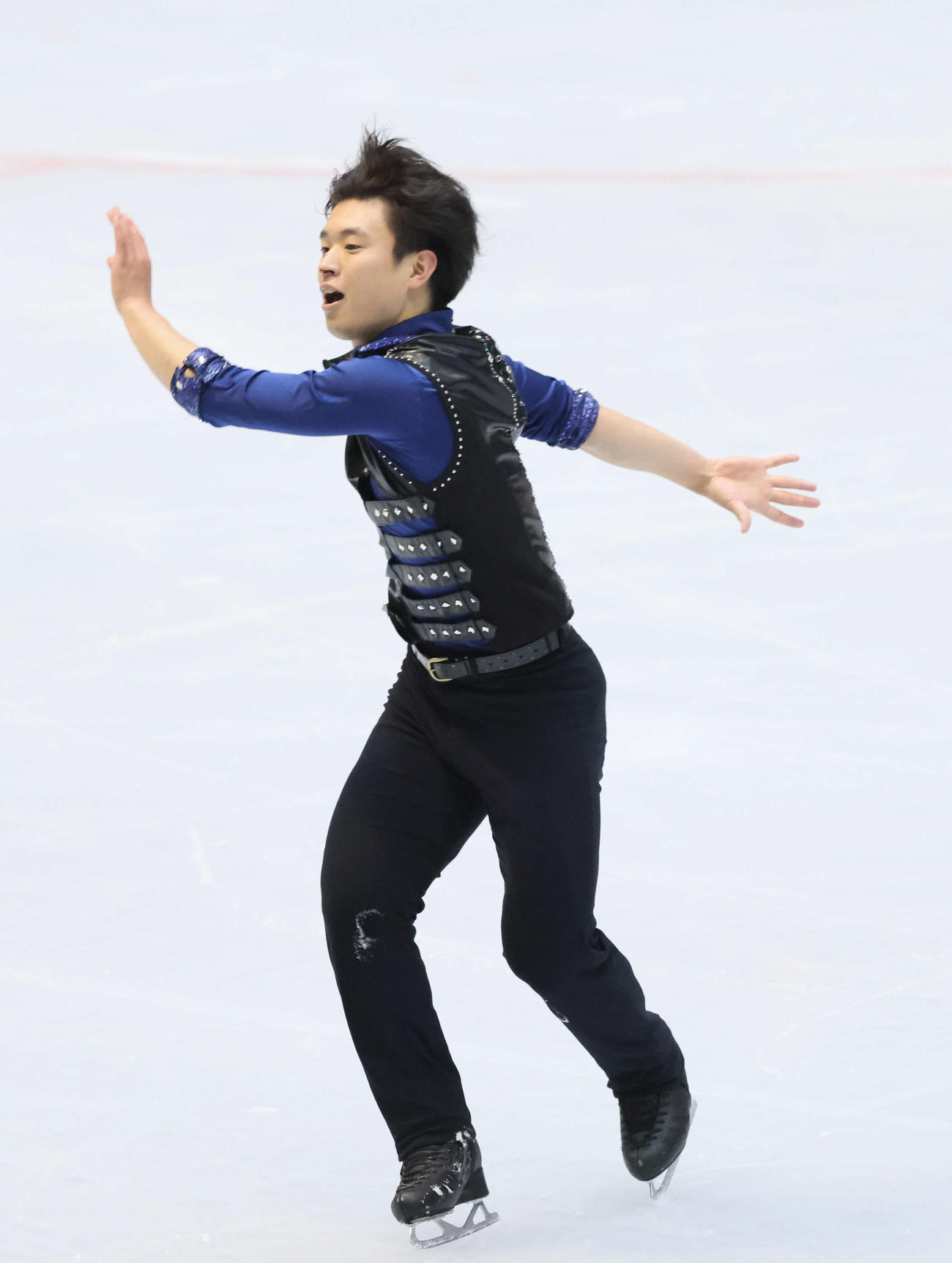 西日本フィギュアスケート選手権　ショートプログラム　本田ルーカス剛史（撮影・加藤孝規）