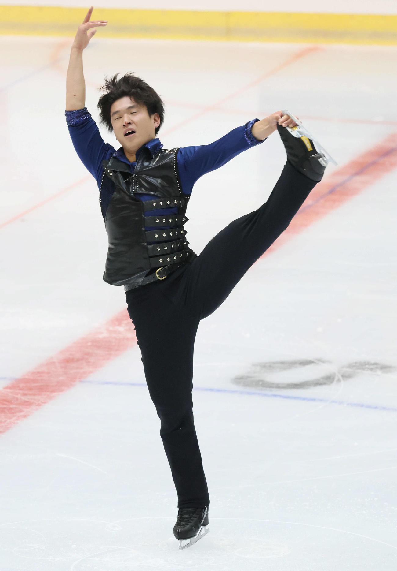 西日本フィギュアスケート選手権　ショートプログラム　本田ルーカス剛史（撮影・加藤孝規）