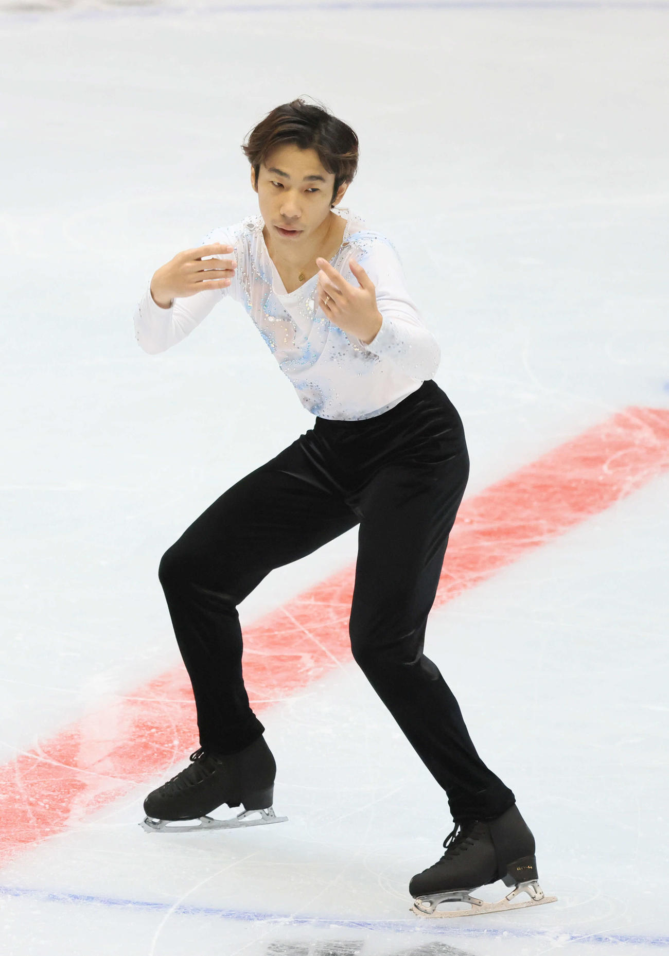 西日本フィギュアスケート選手権　ショートプログラム　織田信成（撮影・加藤孝規）
