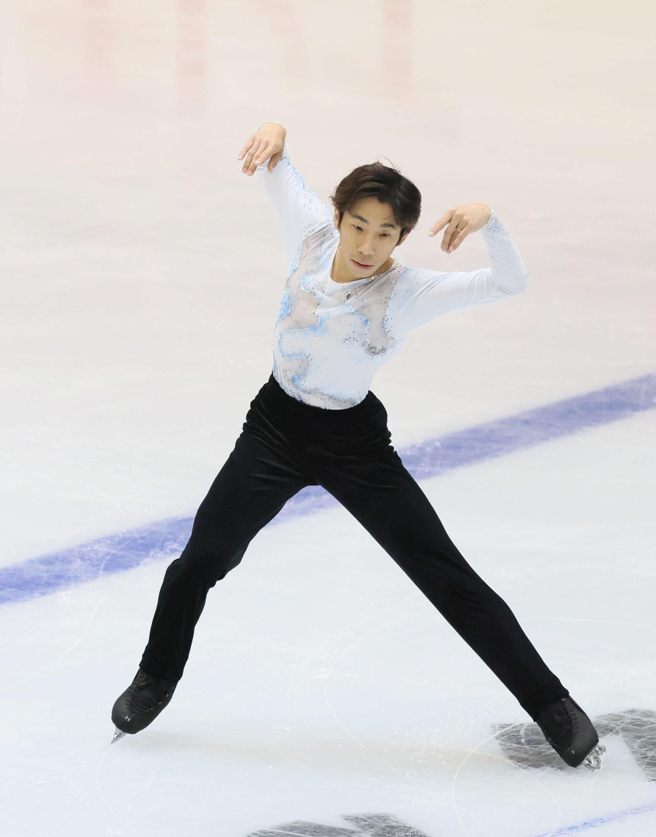 西日本フィギュアスケート選手権　ショートプログラム　織田信成（撮影・加藤孝規）