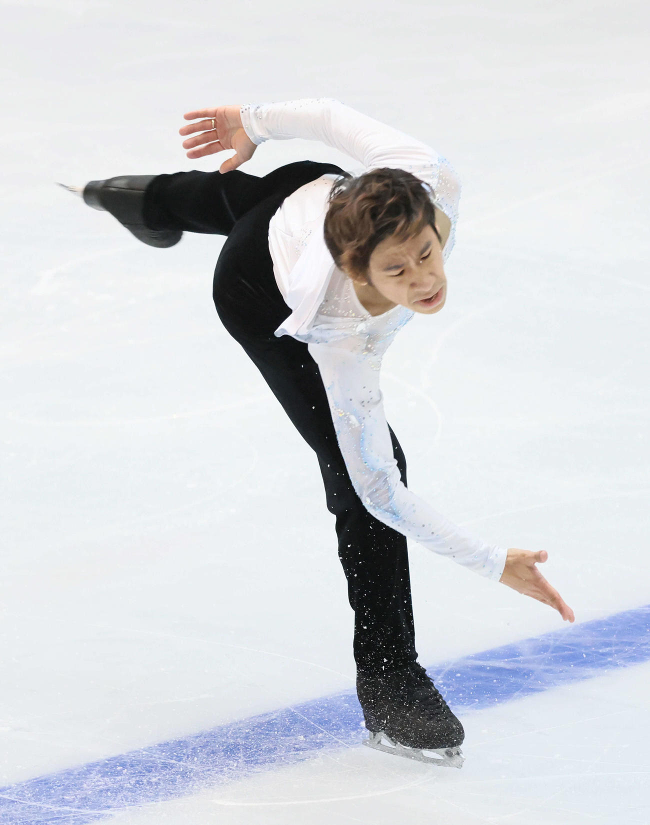 西日本フィギュアスケート選手権　ショートプログラム　織田信成（撮影・加藤孝規）