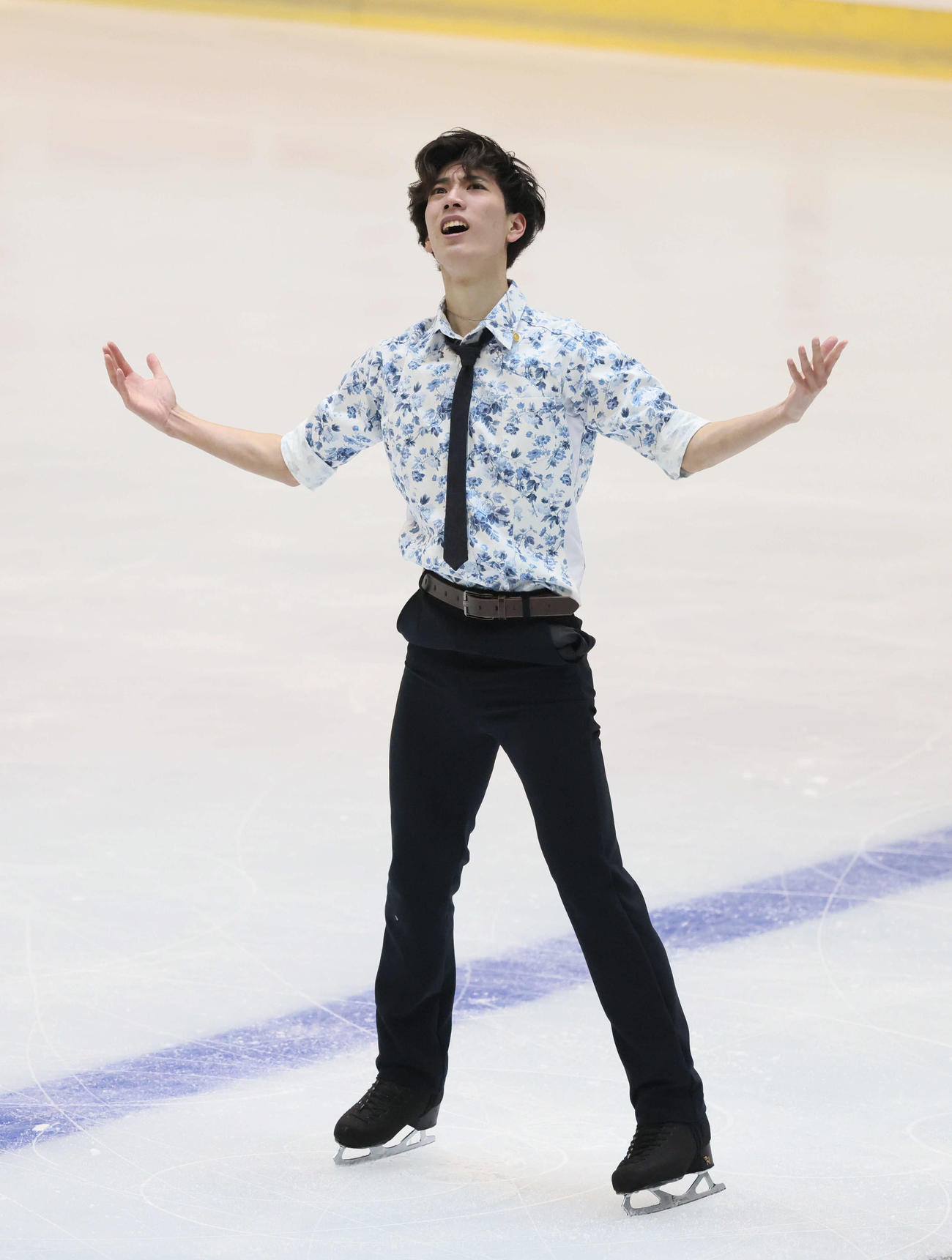 西日本フィギュアスケート選手権　ショートプログラム　三宅星南（撮影・加藤孝規）