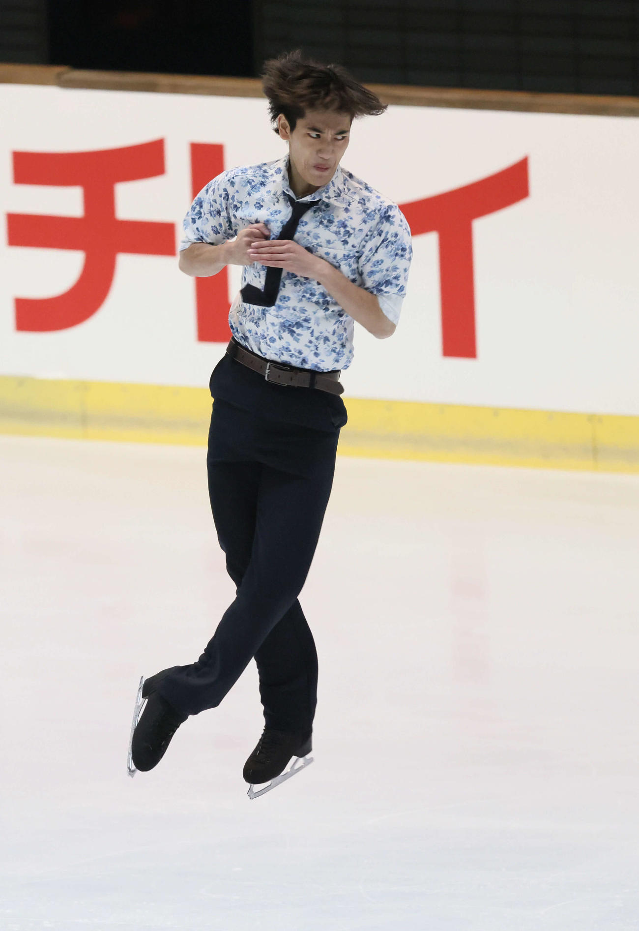 西日本フィギュアスケート選手権　ショートプログラム　三宅星南（撮影・加藤孝規）