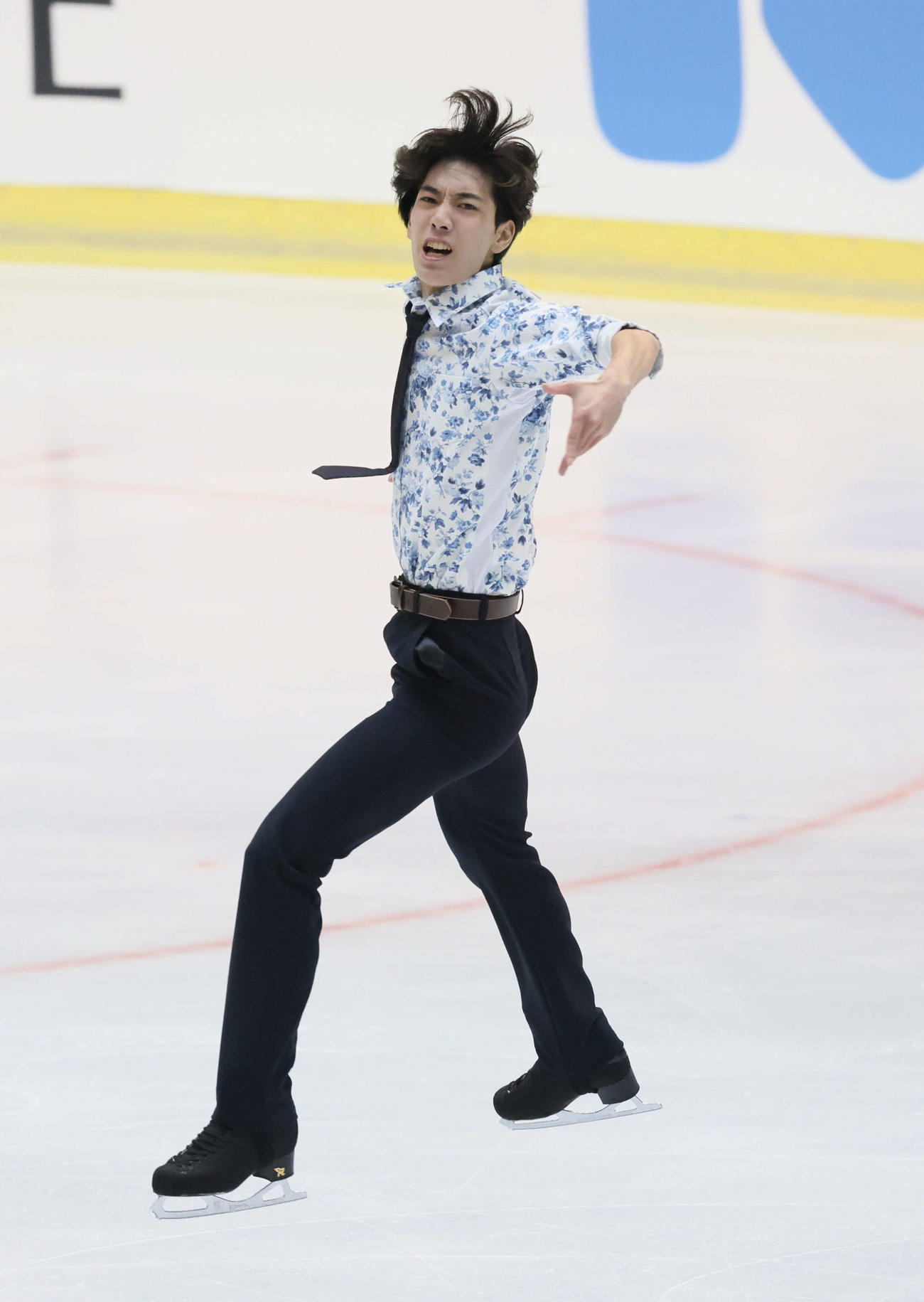 西日本フィギュアスケート選手権　ショートプログラム　三宅星南（撮影・加藤孝規）