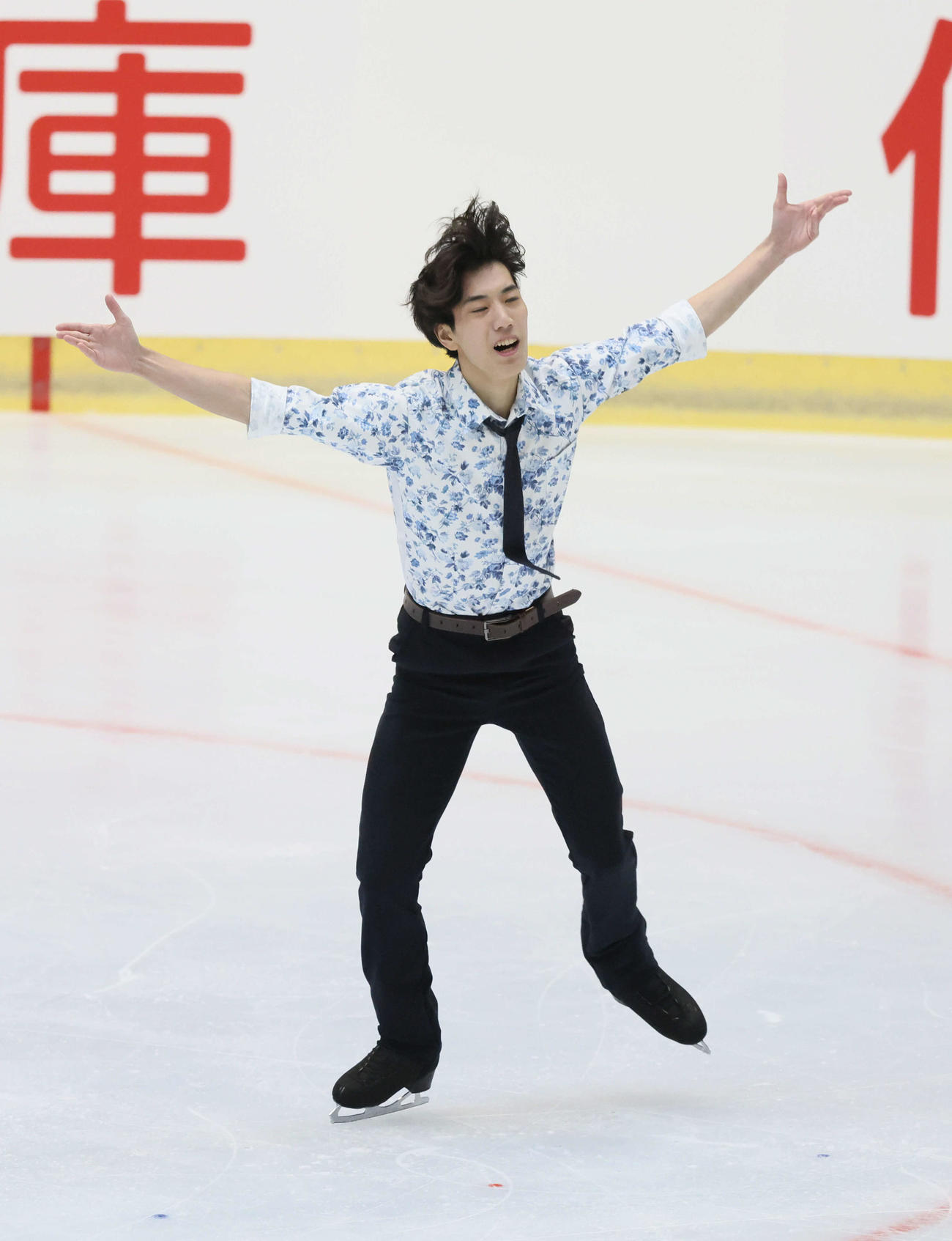 西日本フィギュアスケート選手権　ショートプログラム　三宅星南（撮影・加藤孝規）
