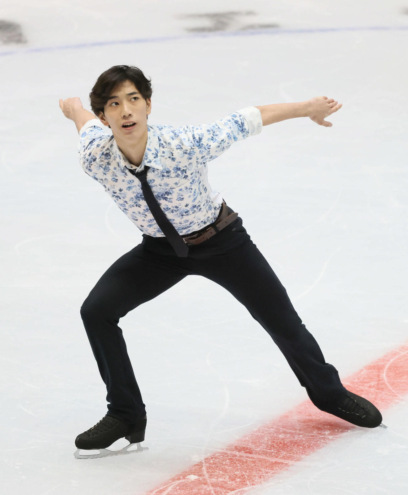 西日本フィギュアスケート選手権　ショートプログラム　三宅星南（撮影・加藤孝規）