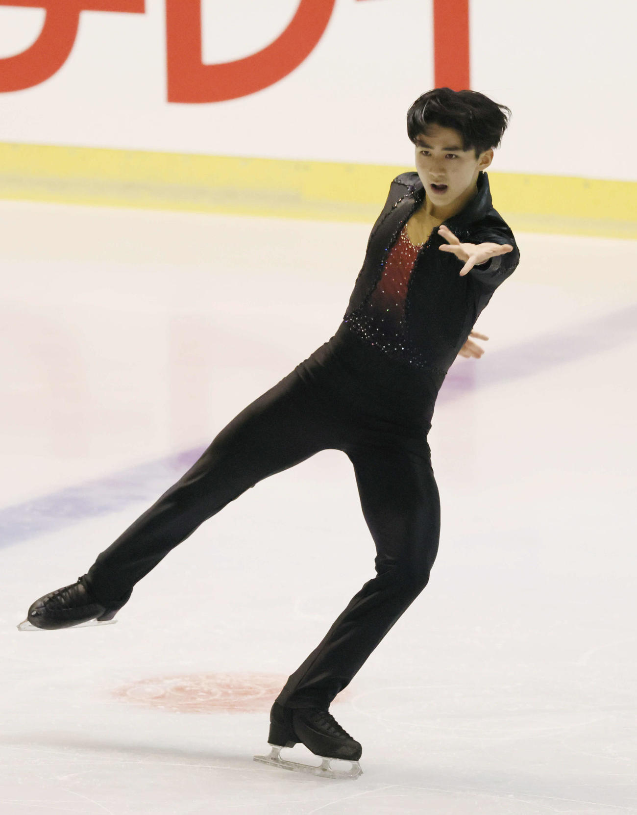 西日本フィギュアスケート選手権　ショートプログラム　ジュニア男子　中村俊介（撮影・加藤孝規）