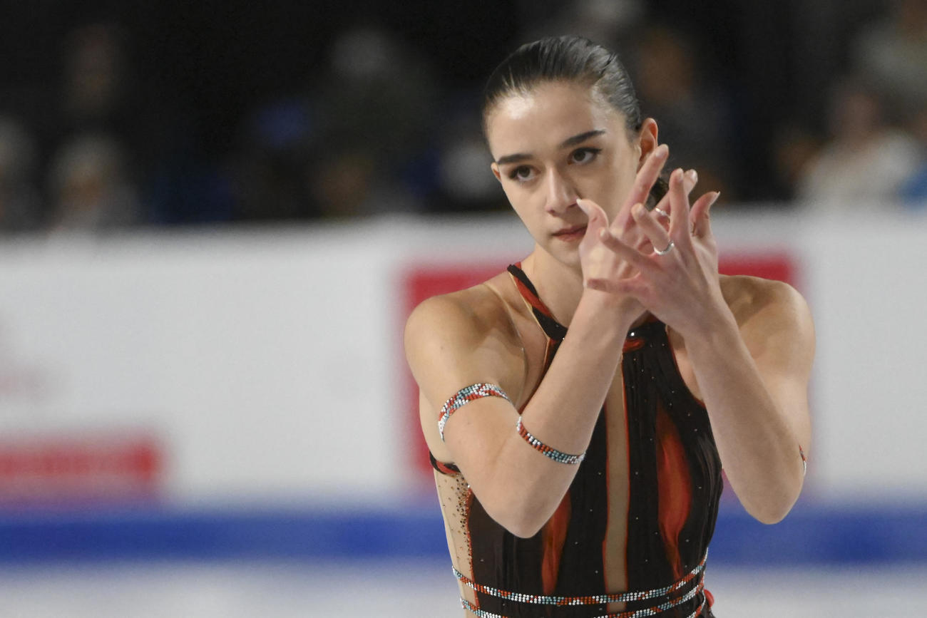 スケートカナダ、ララ・ナキ・グットマンの演技（USA TODAY Sports＝ロイター）