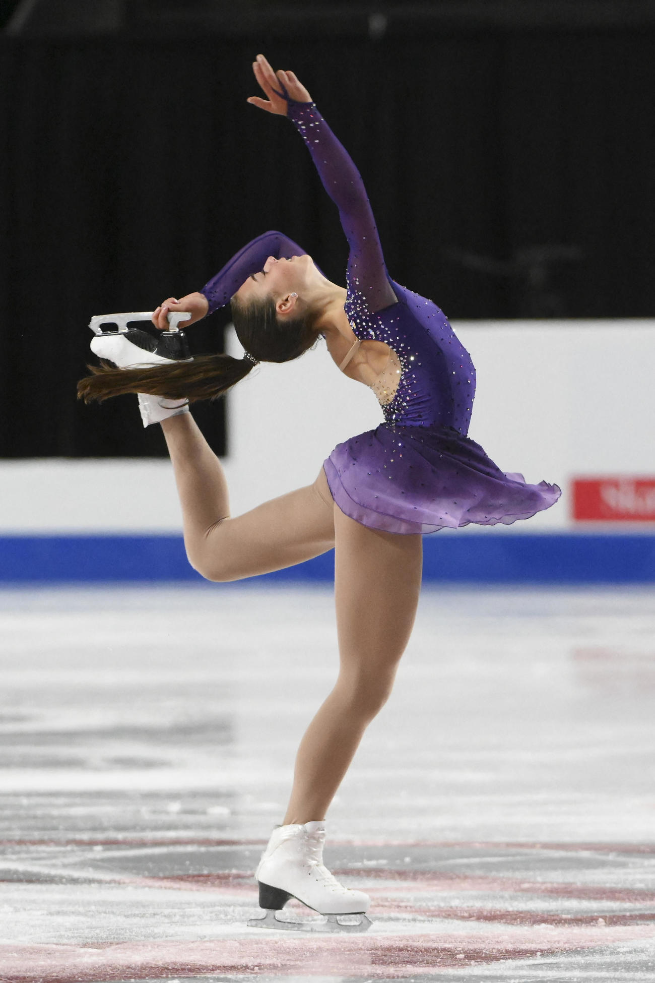 GPシリーズ第2戦スケートカナダ　カイヤ・ルイターの演技（USA TODAY Sports＝ロイター）