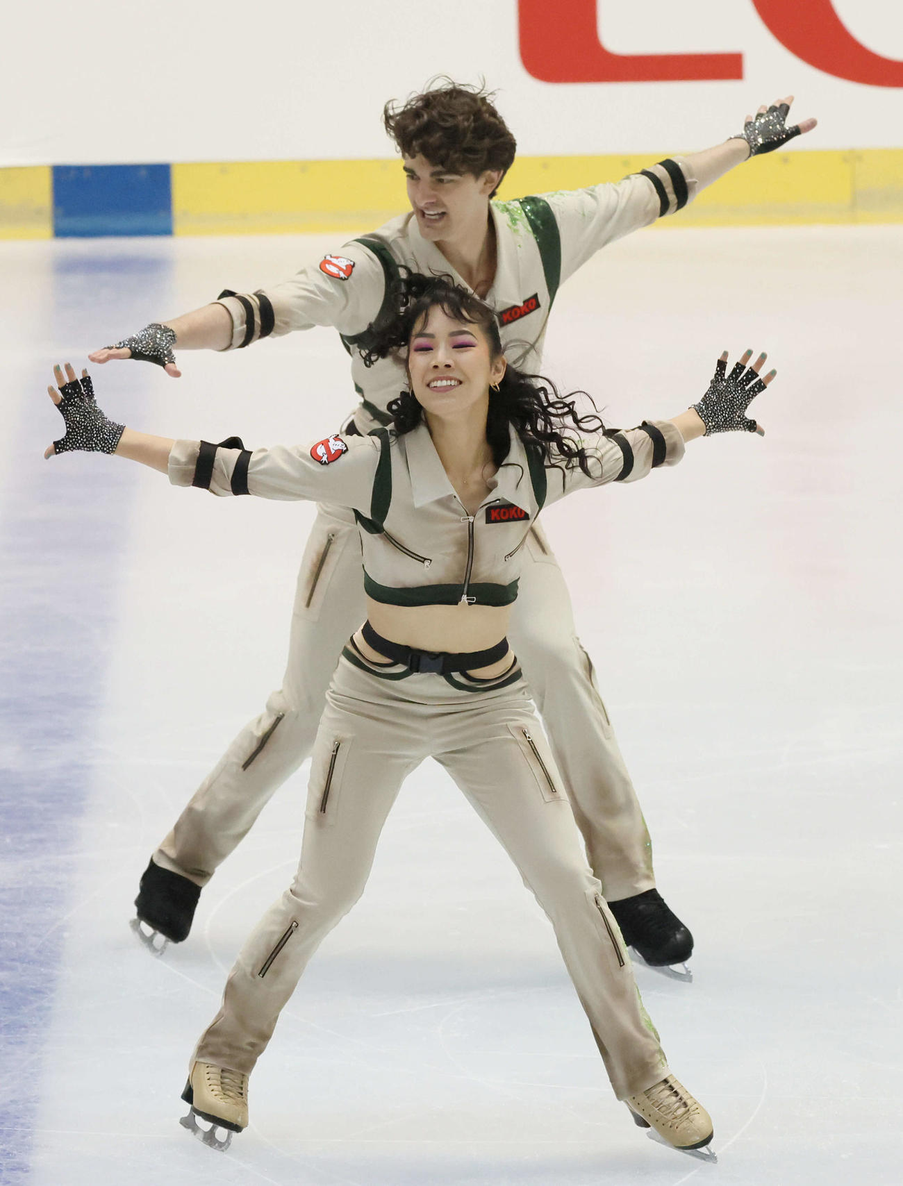 西日本フィギュアスケート選手権　アイスダンス　小松原美里＆小松原尊（撮影・加藤孝規）