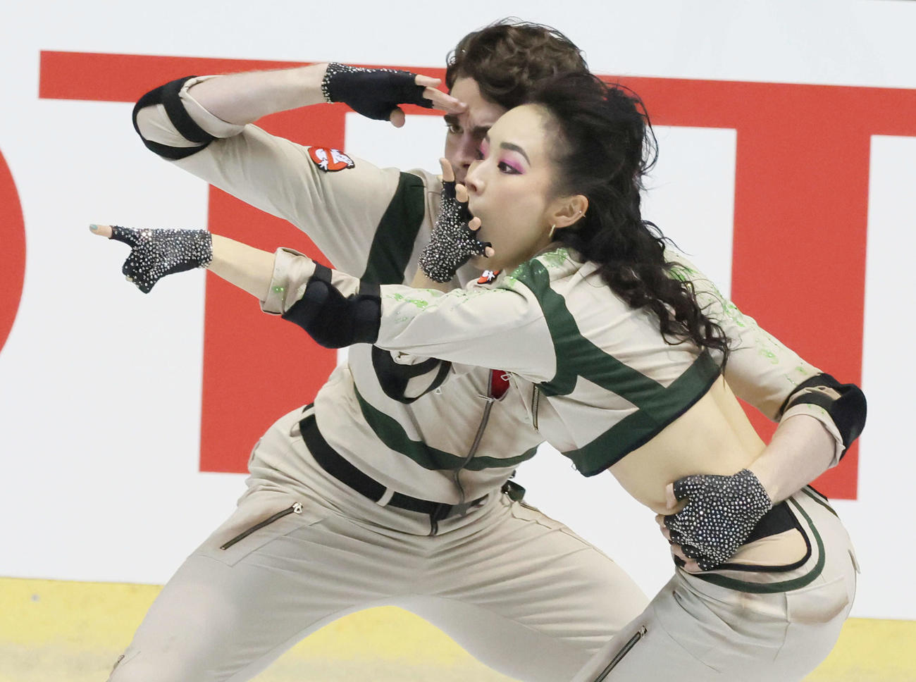 西日本フィギュアスケート選手権　アイスダンス　小松原美里＆小松原尊（撮影・加藤孝規）