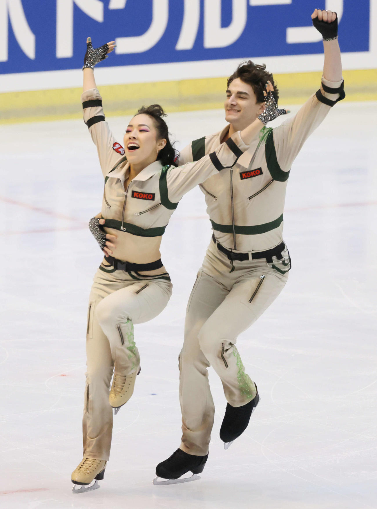 西日本フィギュアスケート選手権　アイスダンス　小松原美里＆小松原尊（撮影・加藤孝規）