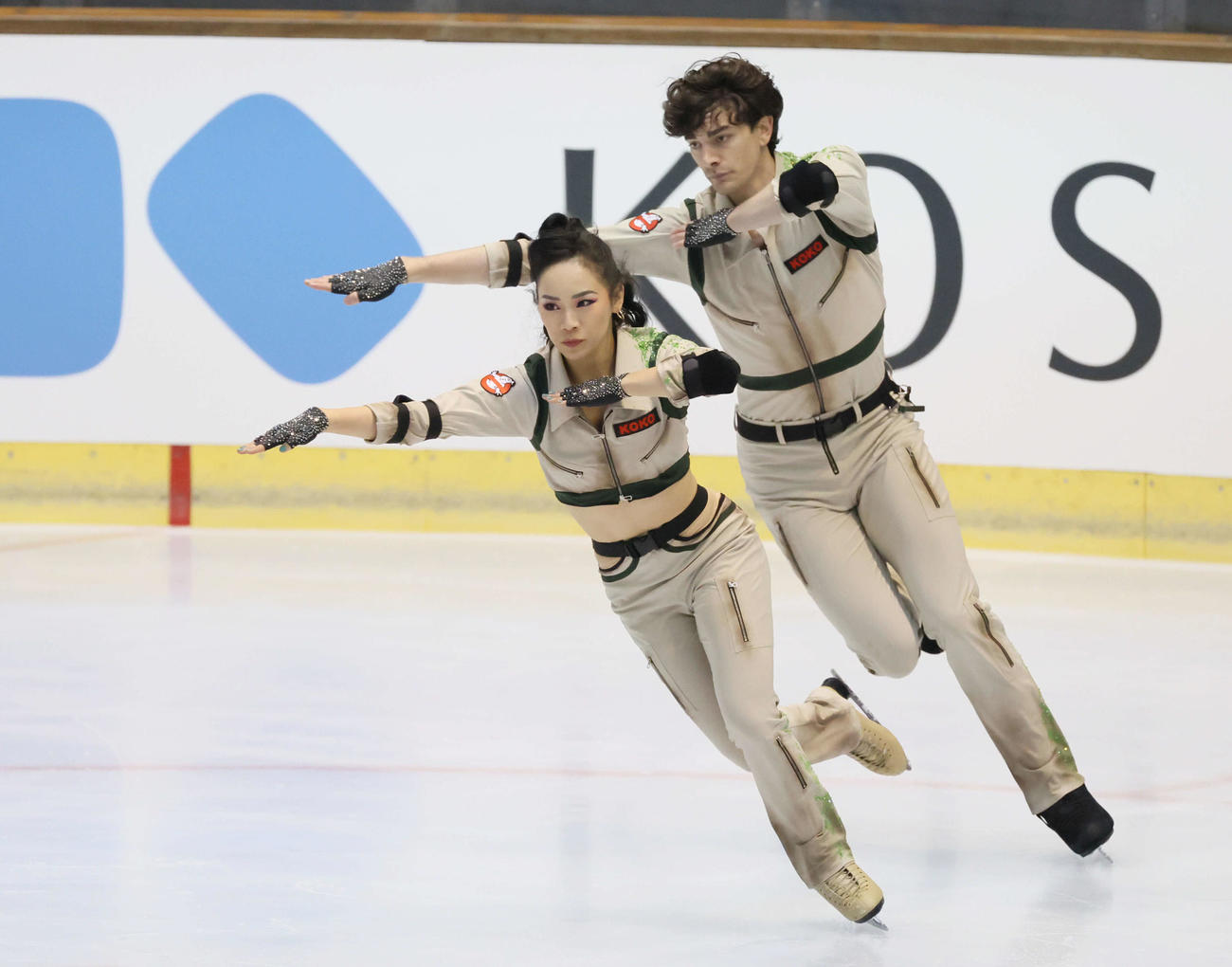 西日本フィギュアスケート選手権　アイスダンス　小松原美里＆小松原尊（撮影・加藤孝規）