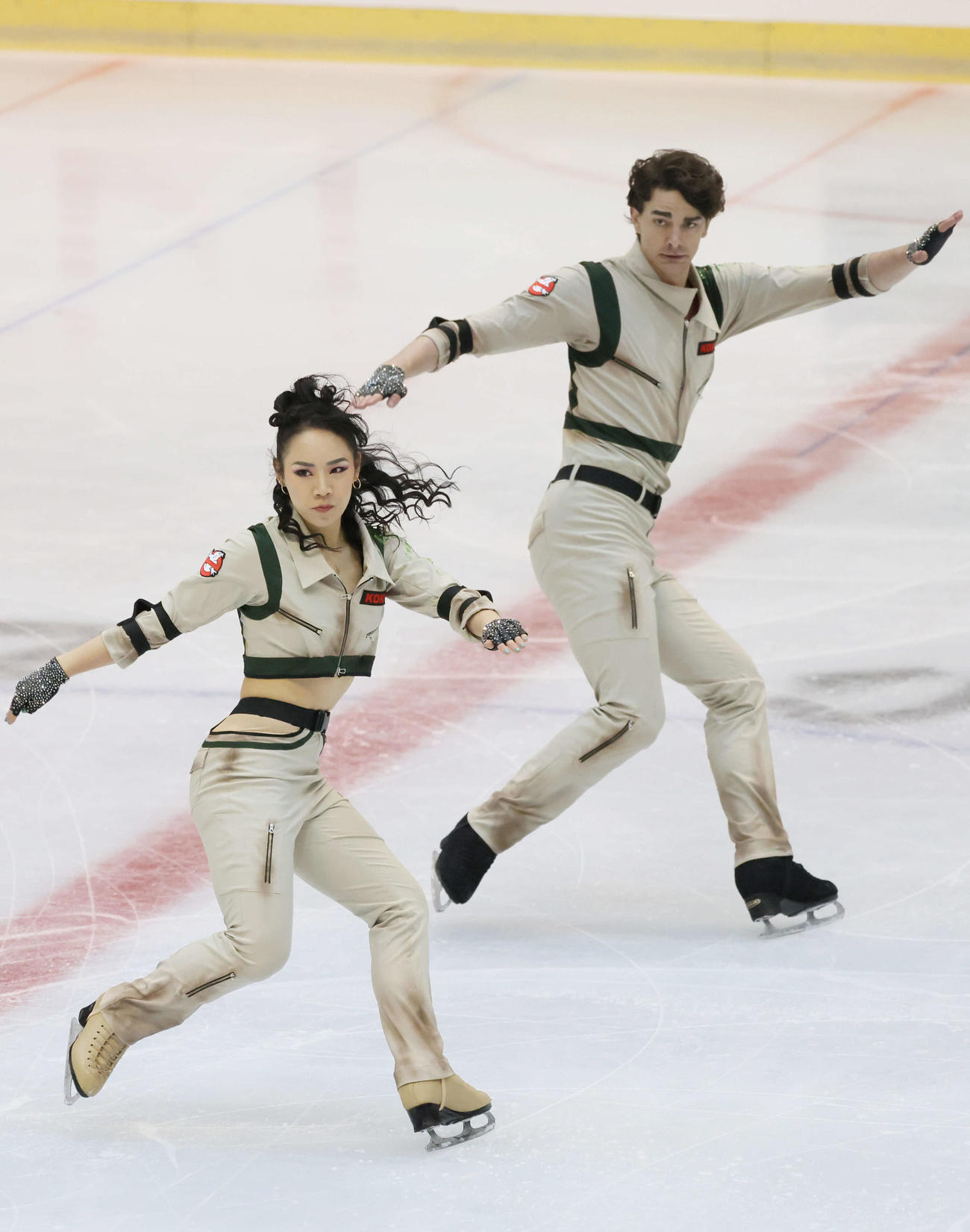 西日本フィギュアスケート選手権　アイスダンス　小松原美里＆小松原尊（撮影・加藤孝規）