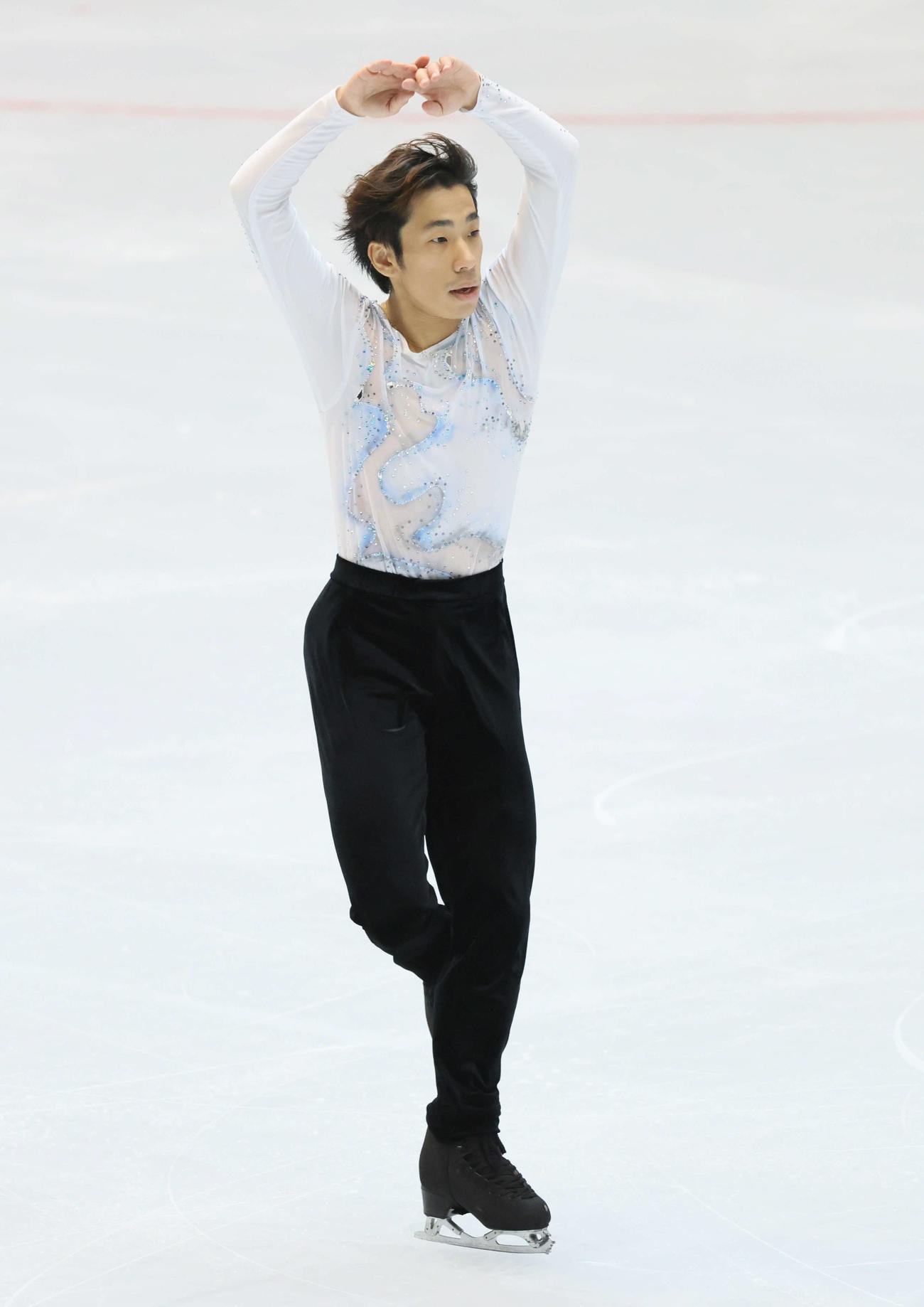 西日本フィギュアスケート選手権　ショートプログラム　織田信成（撮影・加藤孝規）