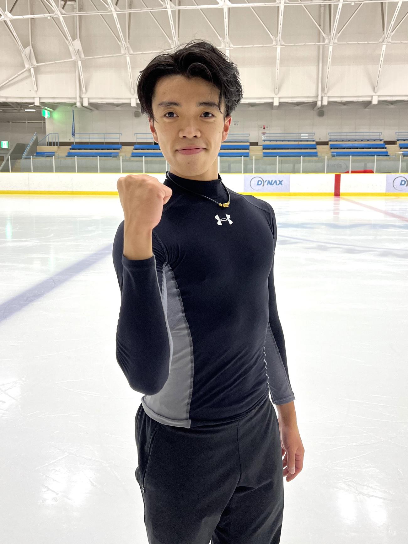 東日本選手権に出場する坪井（撮影・石井翔太）