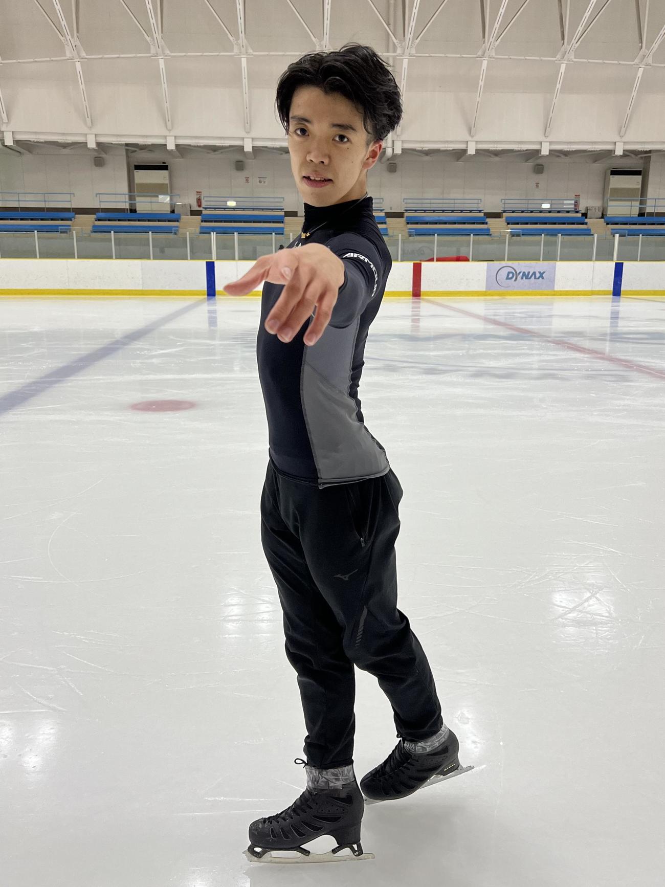 東日本選手権に出場する坪井（撮影・石井翔太）