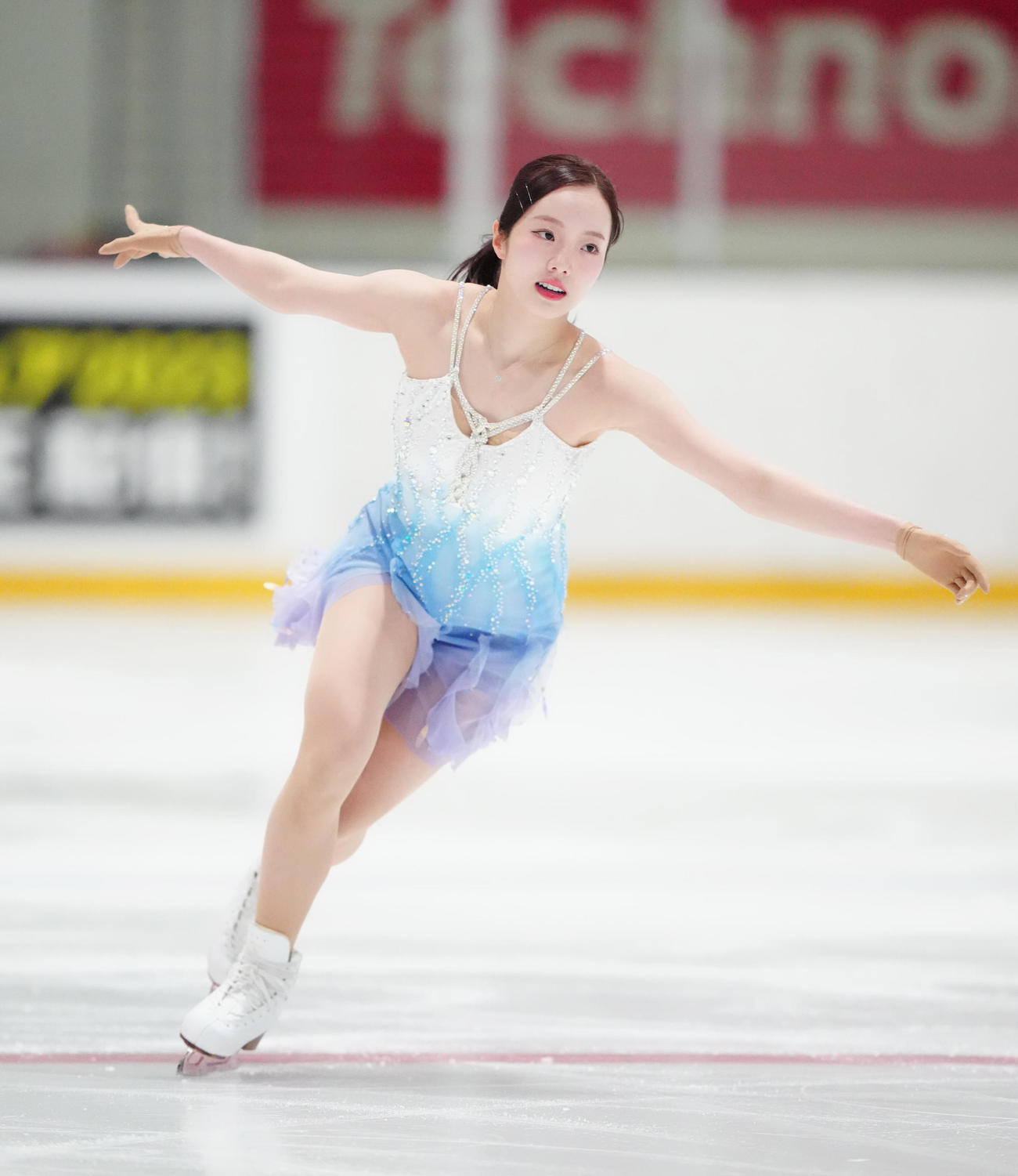 女子SPに臨む本田真凜（撮影・江口和貴）