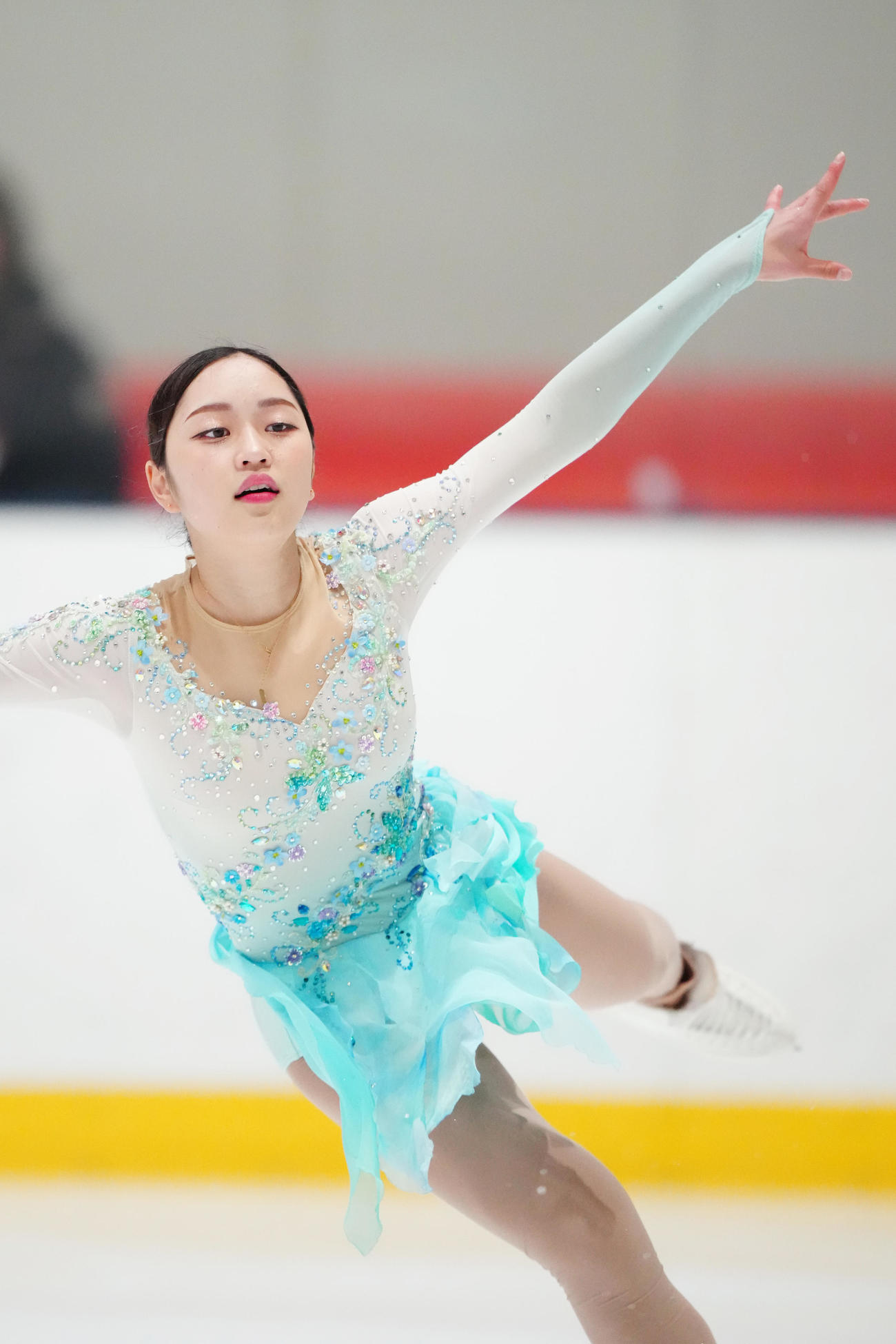 女子SPに臨む江川マリア（撮影・江口和貴）