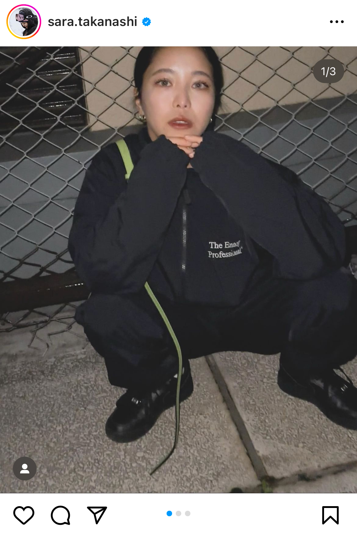 高梨沙羅のインスタグラムから