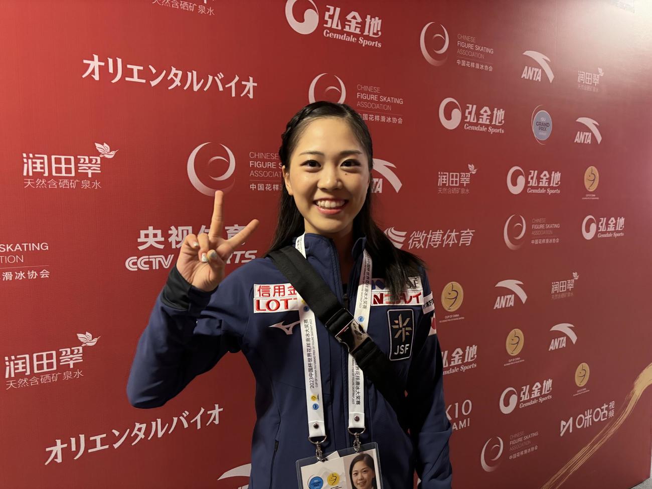 フリーから一夜明け、笑顔を見せる吉田陽菜
