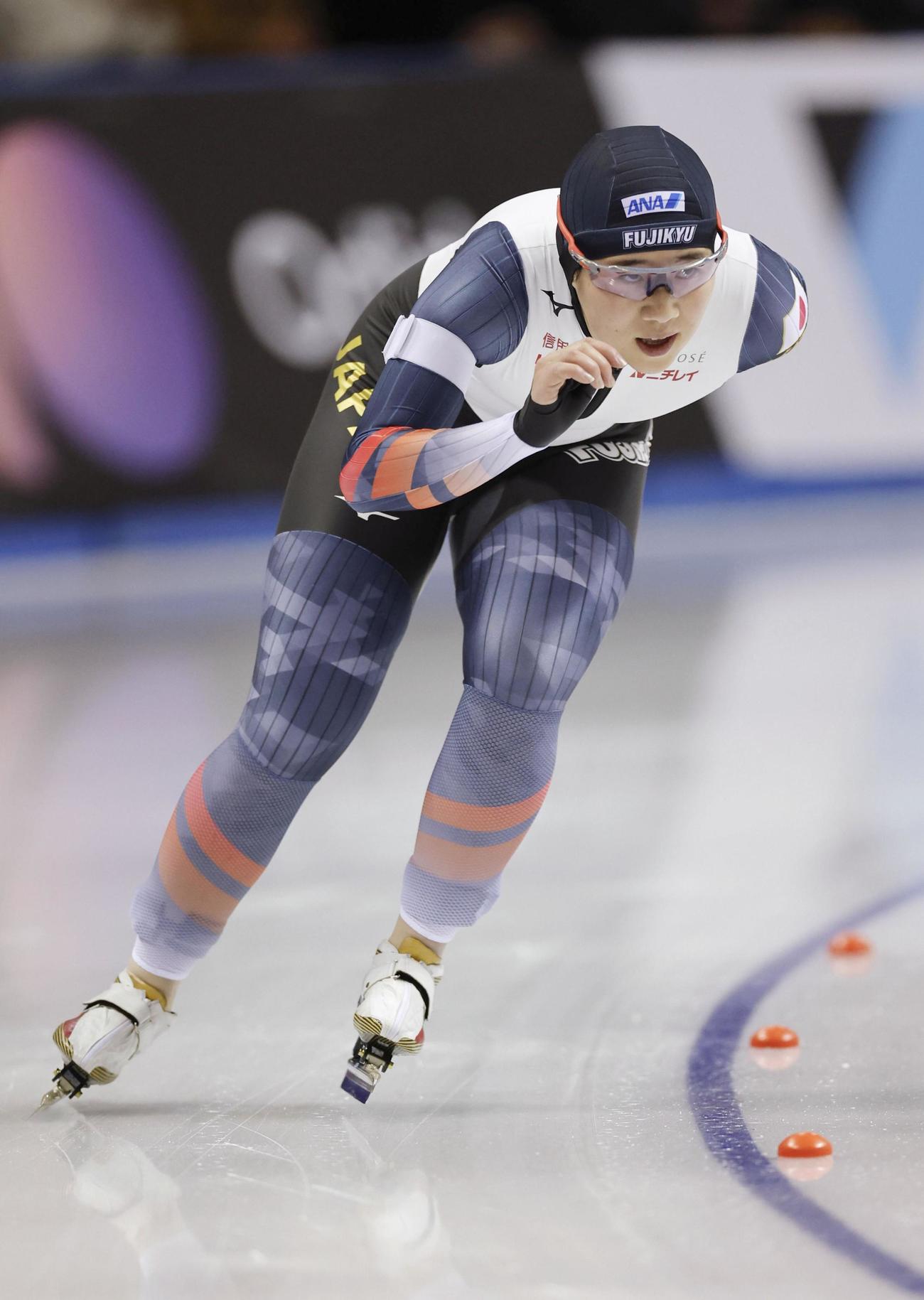 女子3000メートル　2位の堀川（共同）