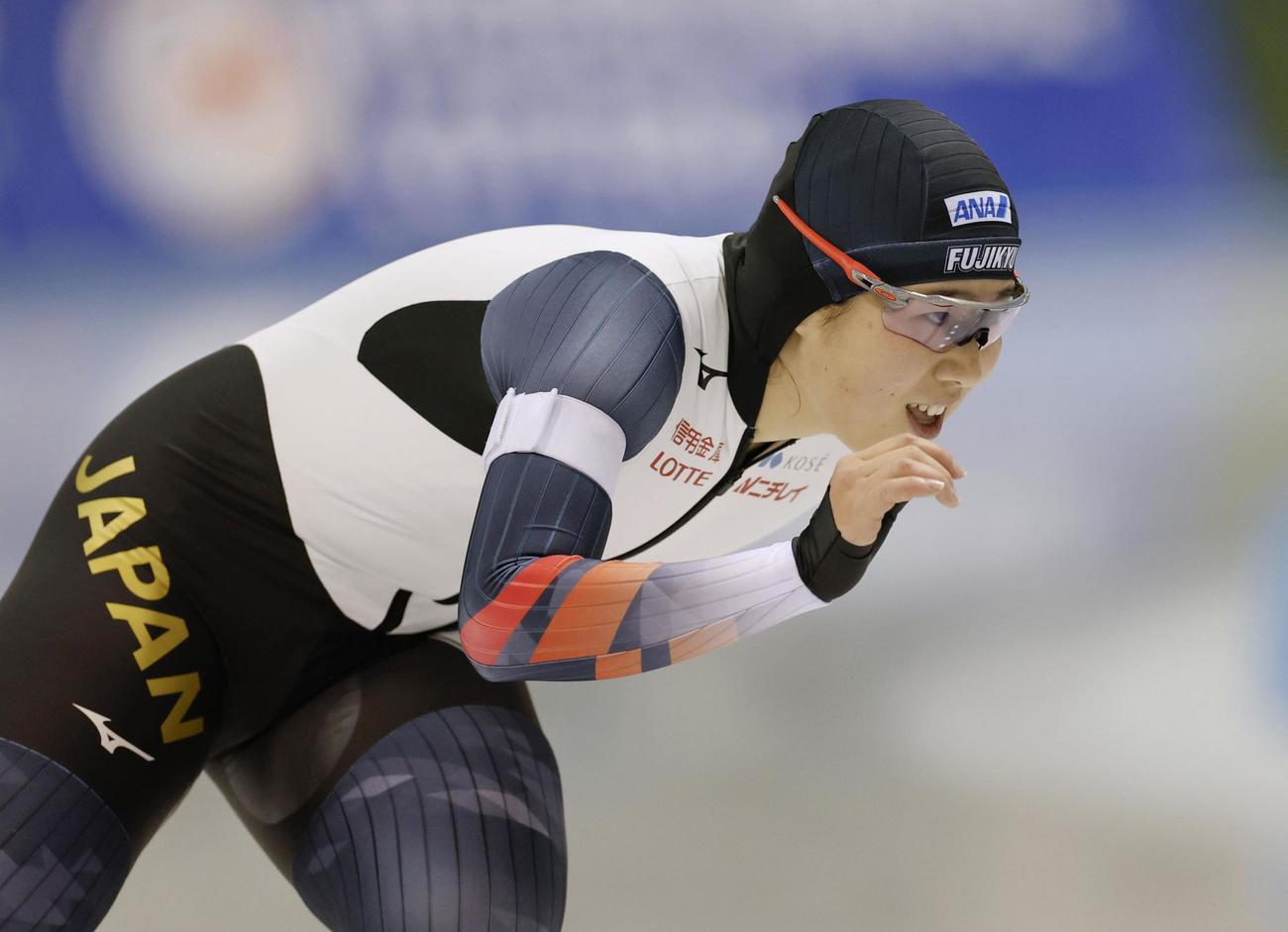 女子3000メートル 　2位の堀川桃香（共同）
