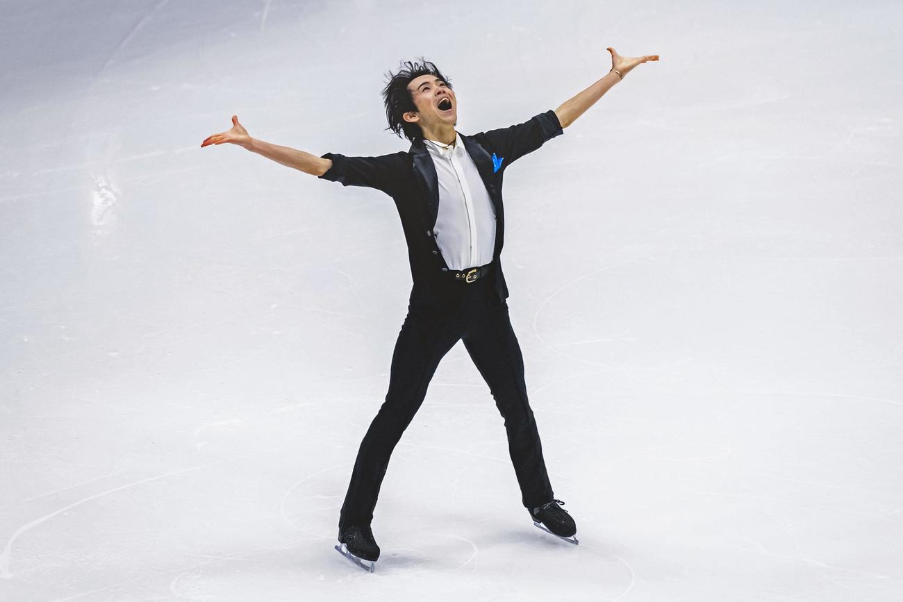 男子SPで4位の島田高志郎（ISU提供・ゲッティ＝共同）