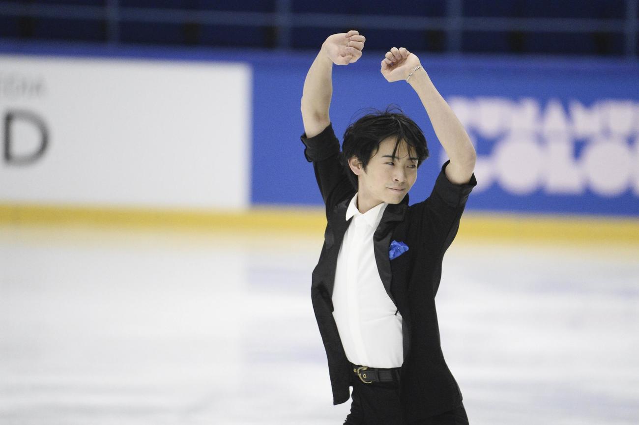 SPの演技をする島田高志郎（AP）