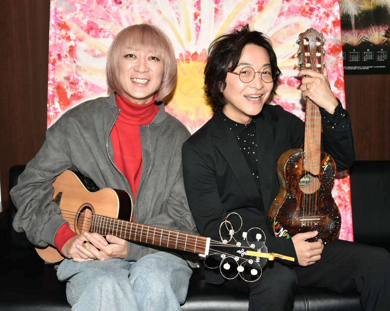 Wリーグ新潟の公式テーマ曲「UP！」を制作したひなた。左からぴろん、たかのり
