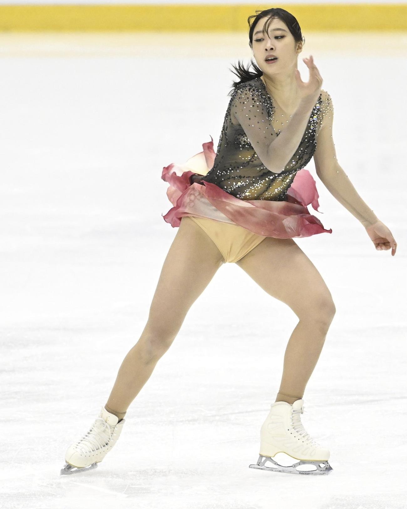 フリーの演技を披露するユ・ヨン（AP)