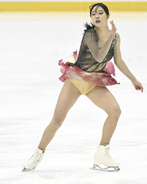 フリーの演技を披露するユ・ヨン（AP)