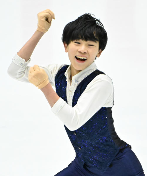 男子SP 演技を披露する高橋星名(撮影・石井愛子)